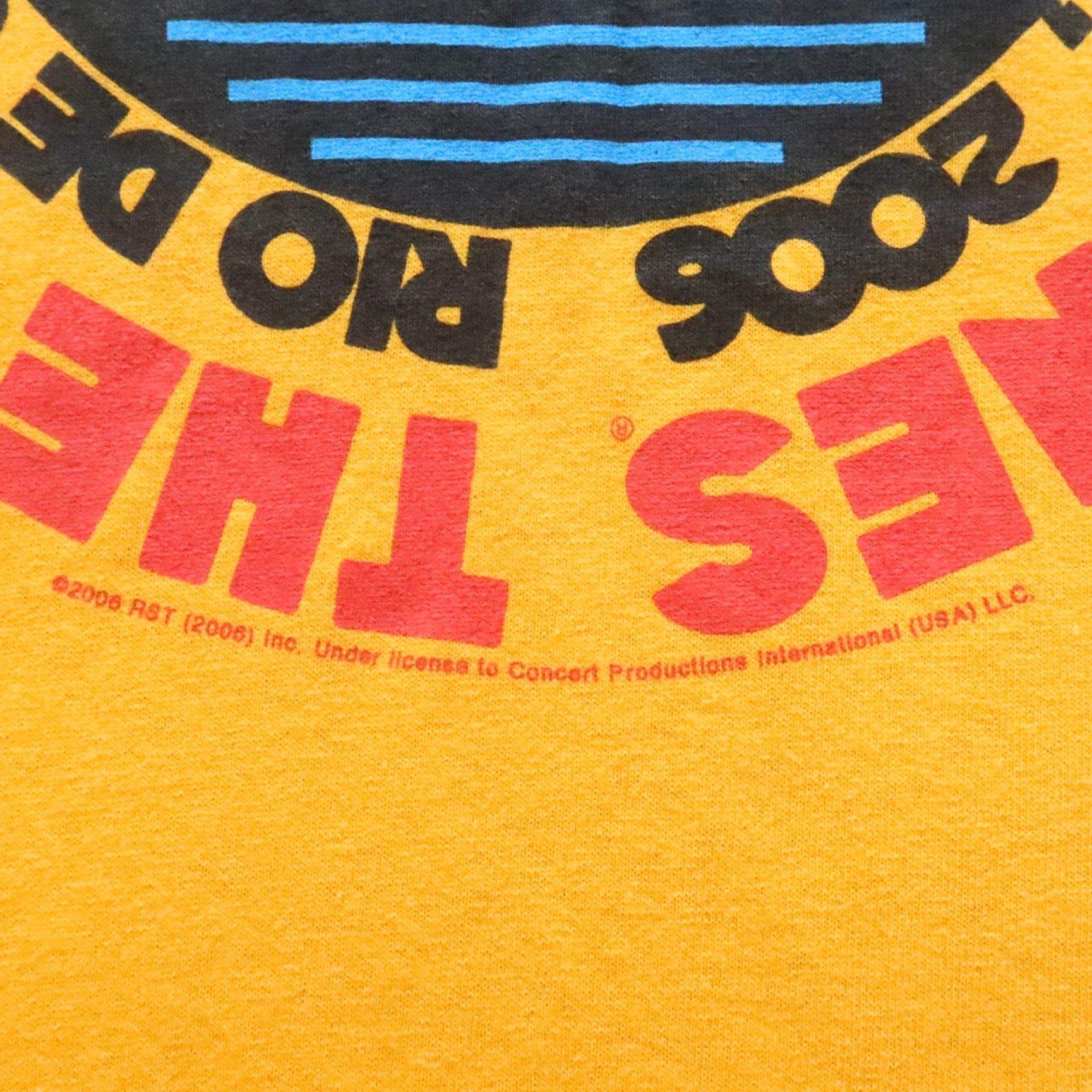 Vintage VINTAGE The Rolling Stones Rio De Janeiro Copacaban Beach Band Tshirt XL Yellow Mens Shirt Band 90s Size US XL / EU 56 / 4 - 7 Thumbnail