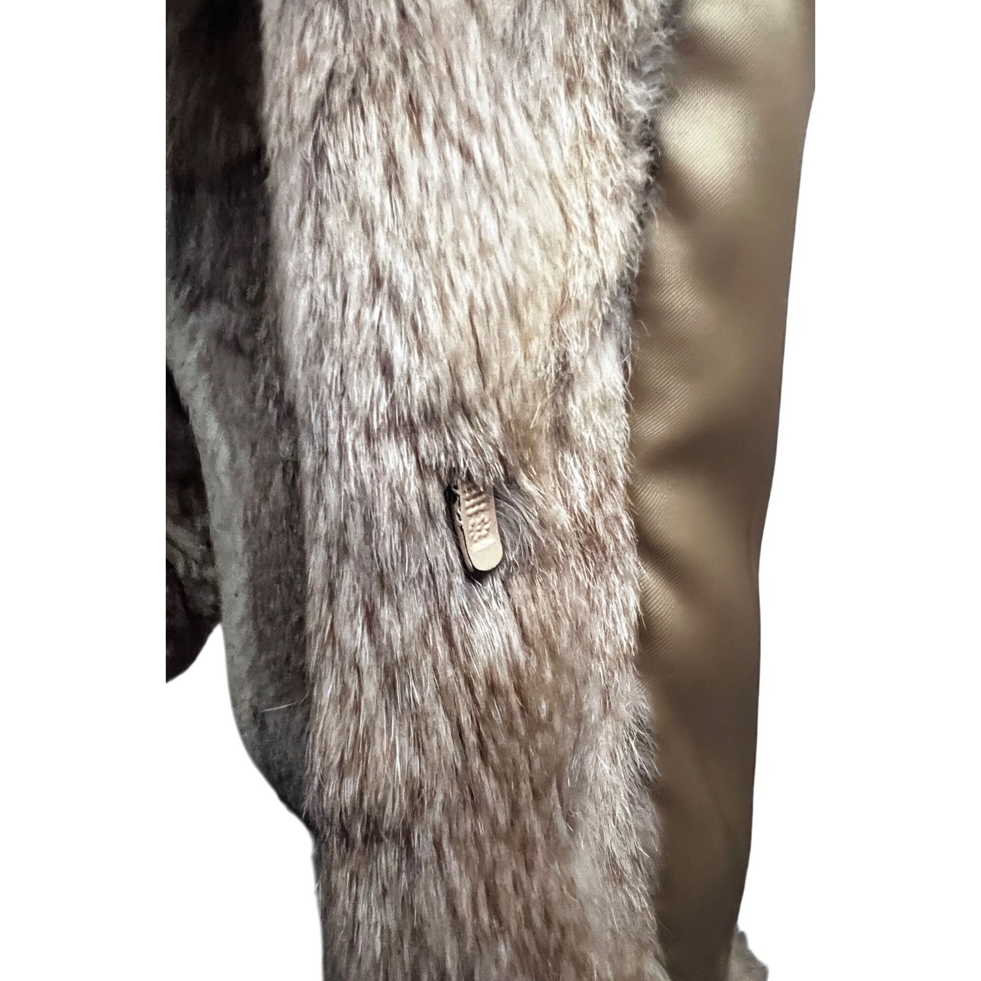 Vintage Womens Vintage Dyed Rabbit Fur Lined Coat Jacket Small Pocke Size S / US 4 / IT 40 - 12 Thumbnail