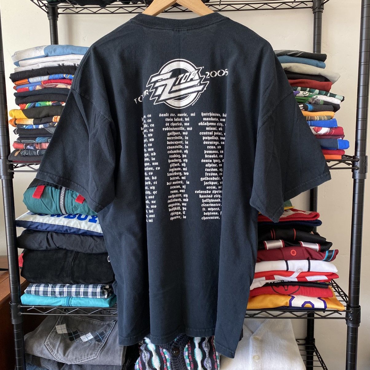 Vintage Vintage ZZ Top T-Shirt Tour 2005 Double Sided Size US XXL / EU 58 / 5 - 4 Thumbnail