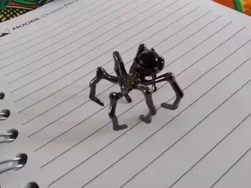 Other Spider lack Devil Goth Punk Rock Jewelry Tarantula Size ONE SIZE - 3 Thumbnail