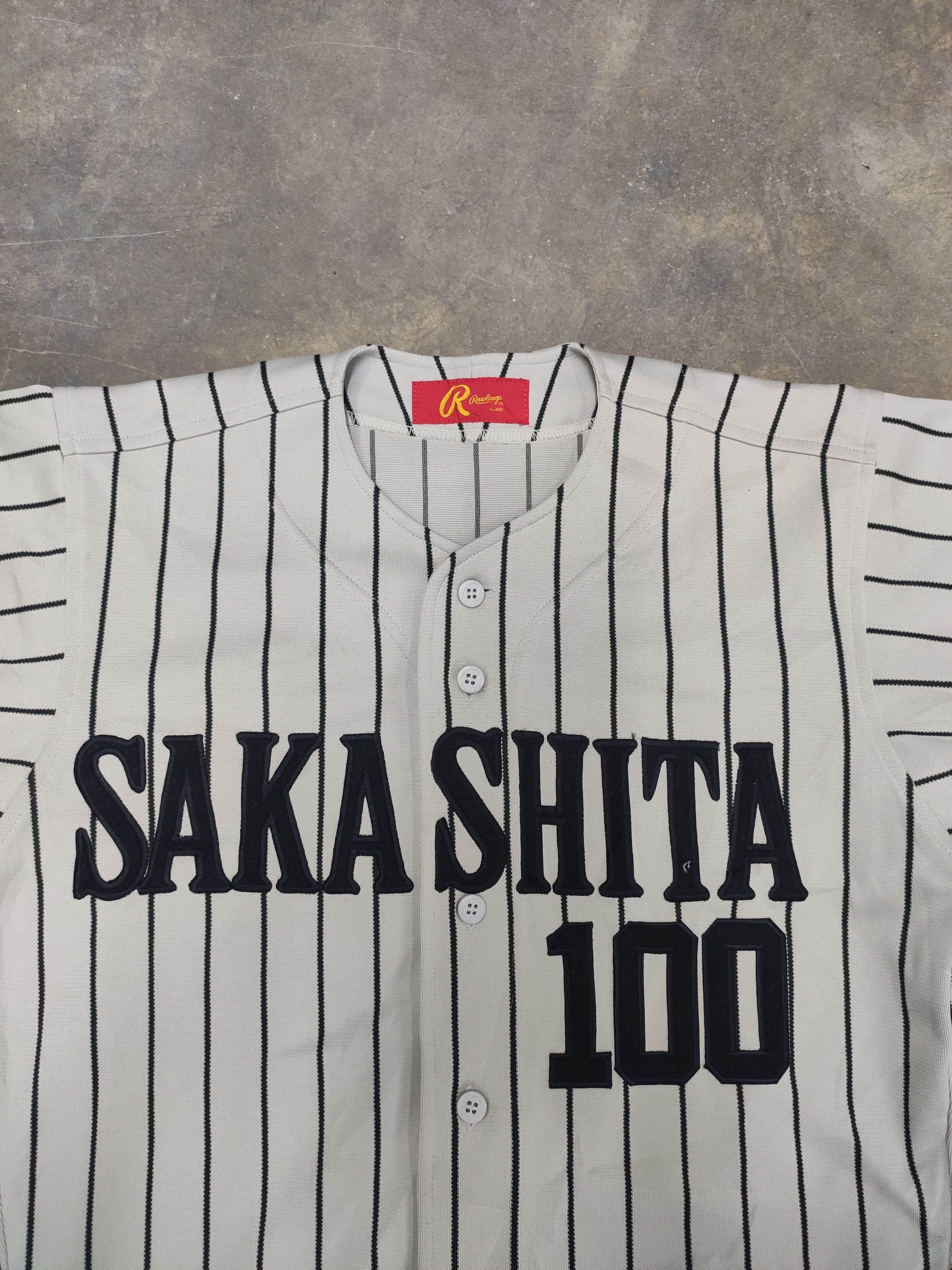 Japanese Brand 🔥 SAKASHITA Baseball Jersey MLB Japan Baseball Size US M / EU 48-50 / 2 - 3 Thumbnail