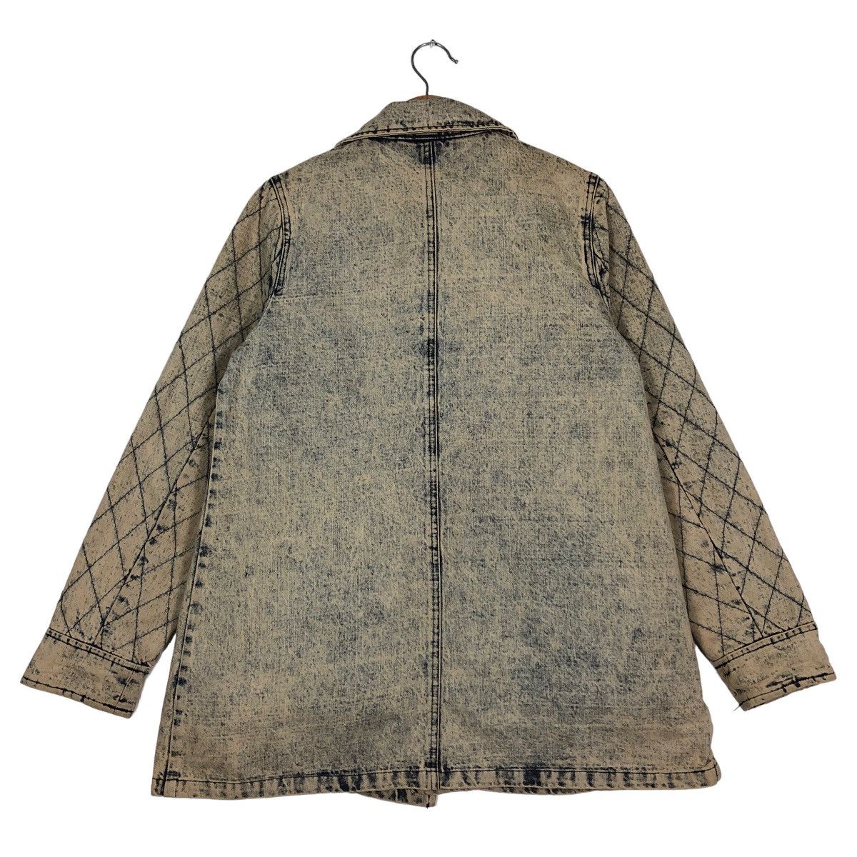 Japanese Brand 🔥Acid Wash Denim Jacket Design Mink Fur Lining Winter Size US M / EU 48-50 / 2 - 7 Thumbnail