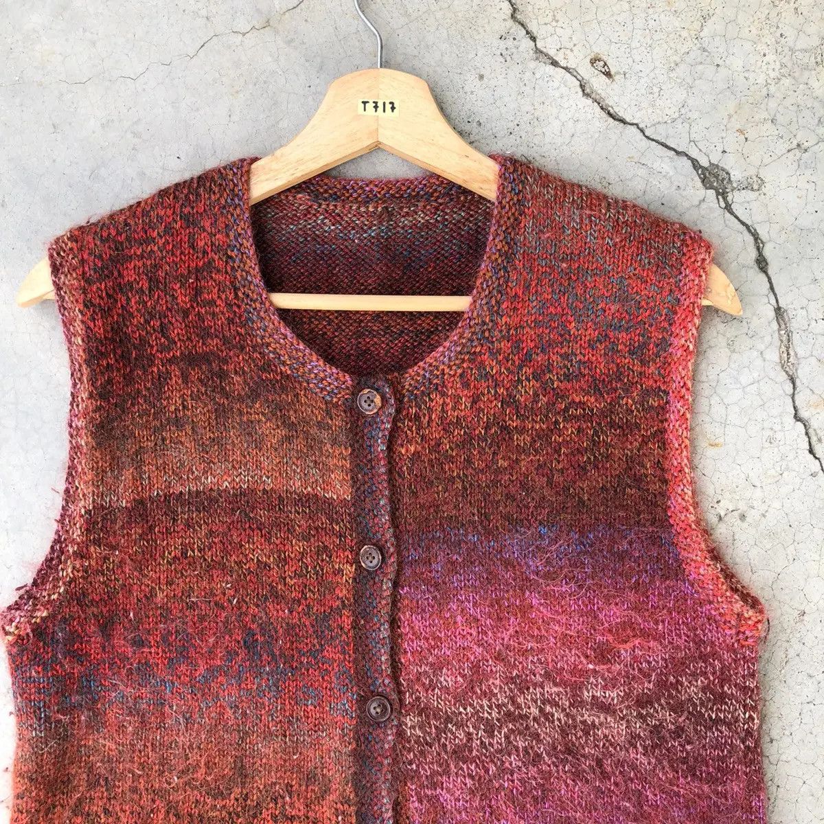 Vintage Very Rare Vest Stripe Fleece Size US S / EU 44-46 / 1 - 3 Thumbnail