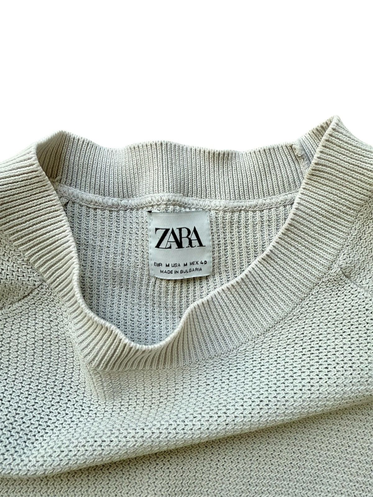 Zara Zara Man Crewneck Sweater, Gray - Size M Size US M / EU 48-50 / 2 - 2 Thumbnail