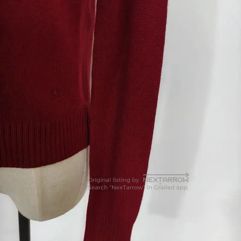 Burberry Burberry Red Wool Long Sleeve Cardigan. Size M / US 6-8 / IT 42-44 - 5 Thumbnail