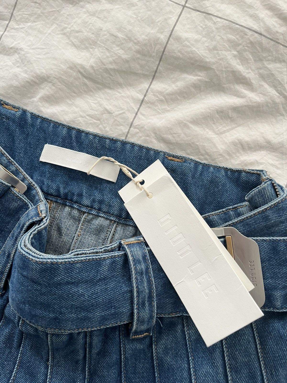 Dion Lee dion lee pleated denim miniskirt Size 26" / US 2 / IT 38 - 5 Thumbnail