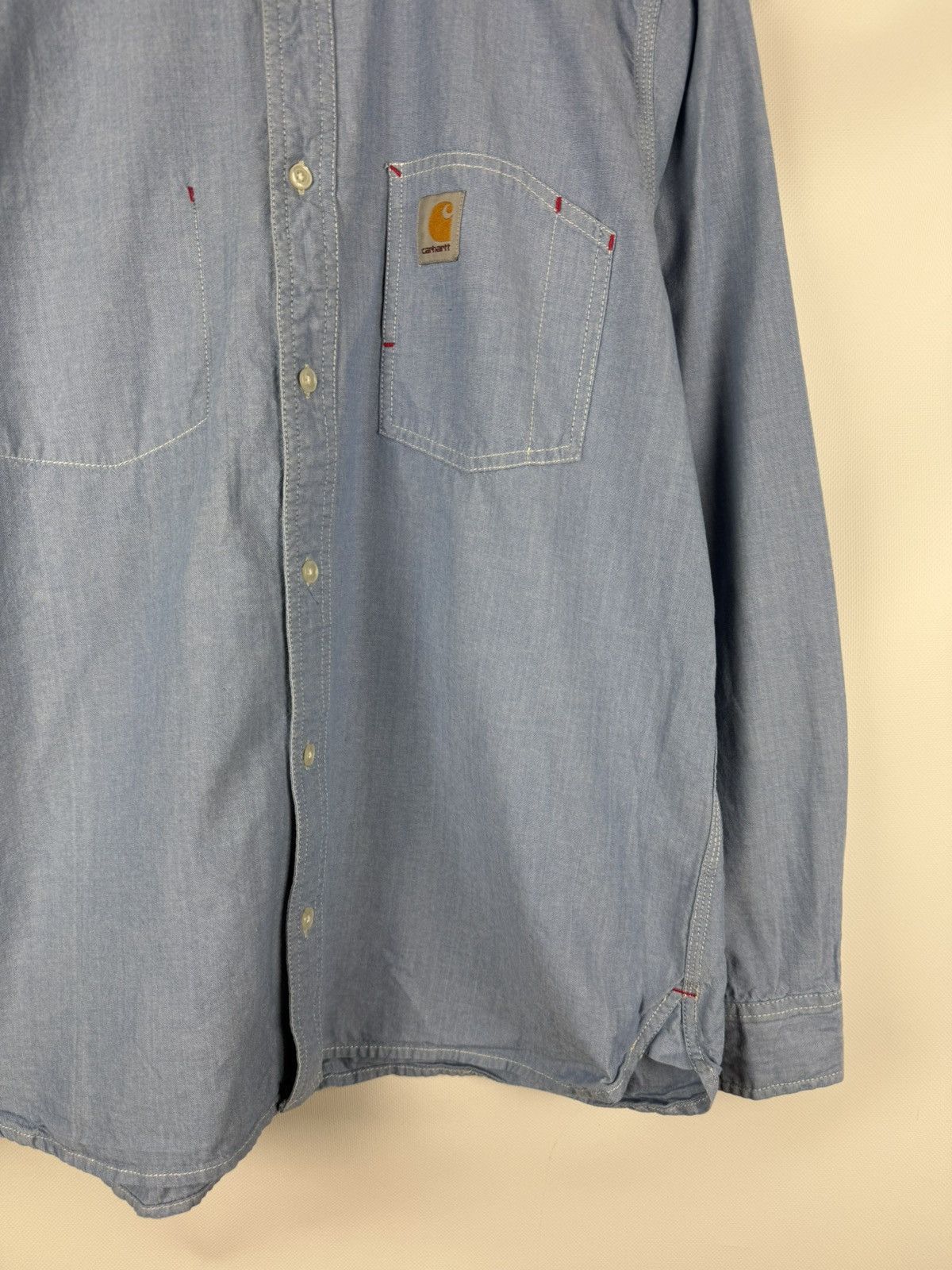 Carhartt Carhartt L/S State Chest Logo Long Sleeve Button Up Shirt Size US L / EU 52-54 / 3 - 6 Thumbnail