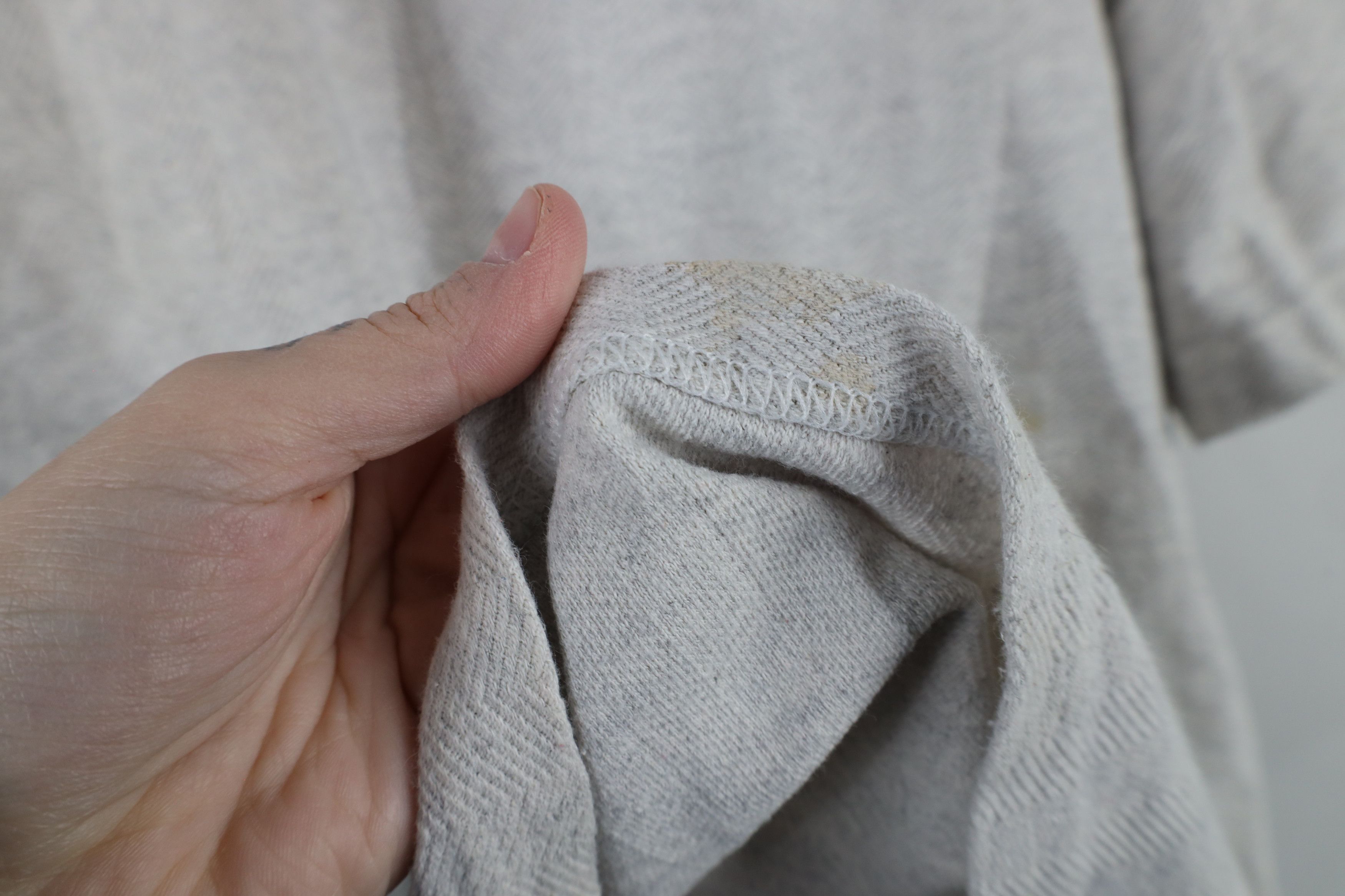 Vintage Vintage 90s Streetwear Heavyweight Herringbone T-Shirt USA Size US L / EU 52-54 / 3 - 7 Thumbnail