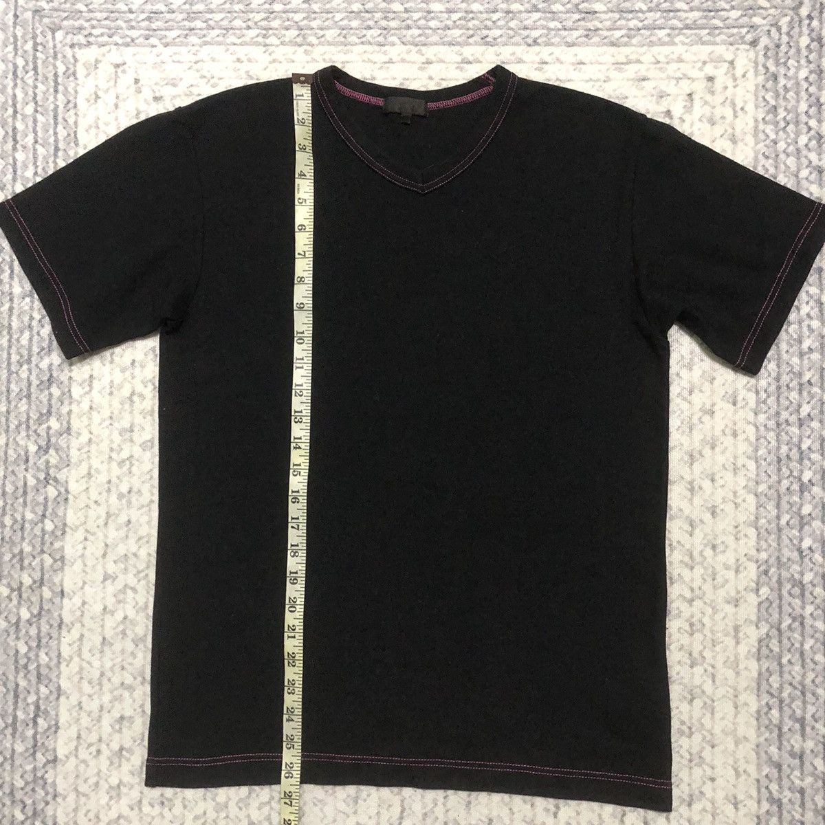 Comme des Garcons 🔥Rare Vintage Comme Des Garçons Homme Plus V-Neck Tees Size US S / EU 44-46 / 1 - 17 Thumbnail