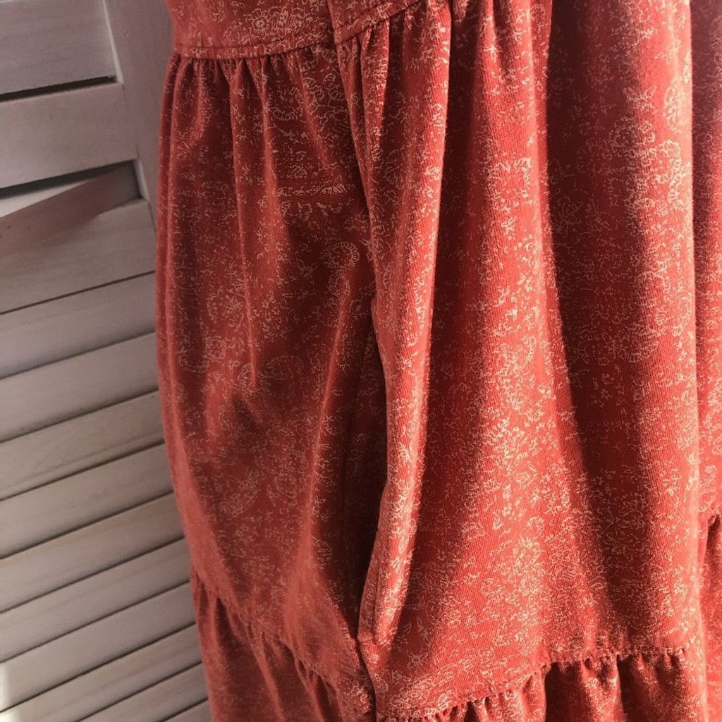 Frye Frye boho dress floral tiered cotton prairie peasant style M Size L / US 10 / IT 46 - 8 Thumbnail