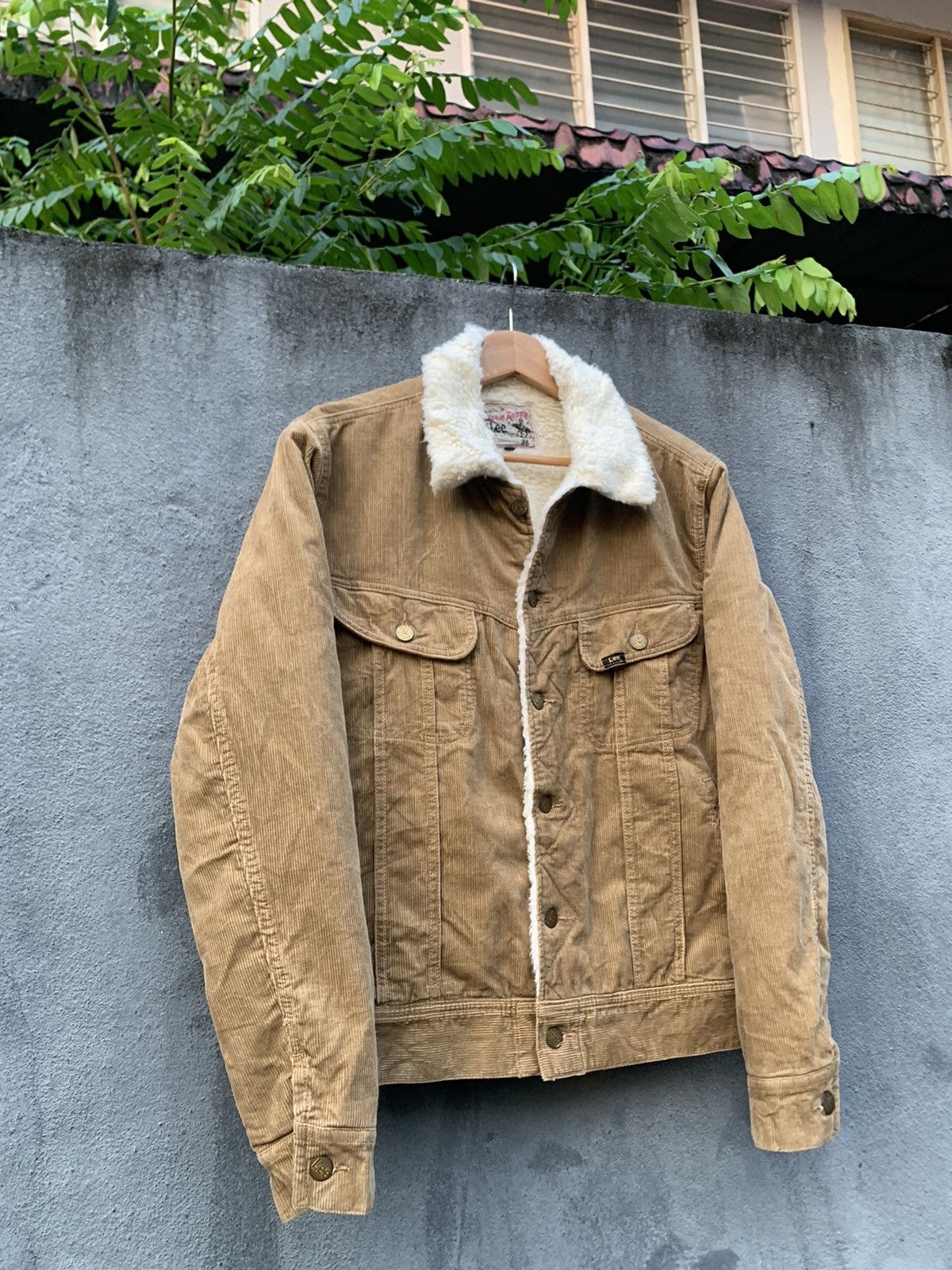 Lee 👹Vintage LEE STORM RIDER CORDUROY BROWN TRUCKER JACKET Size US M / EU 48-50 / 2 - 5 Thumbnail