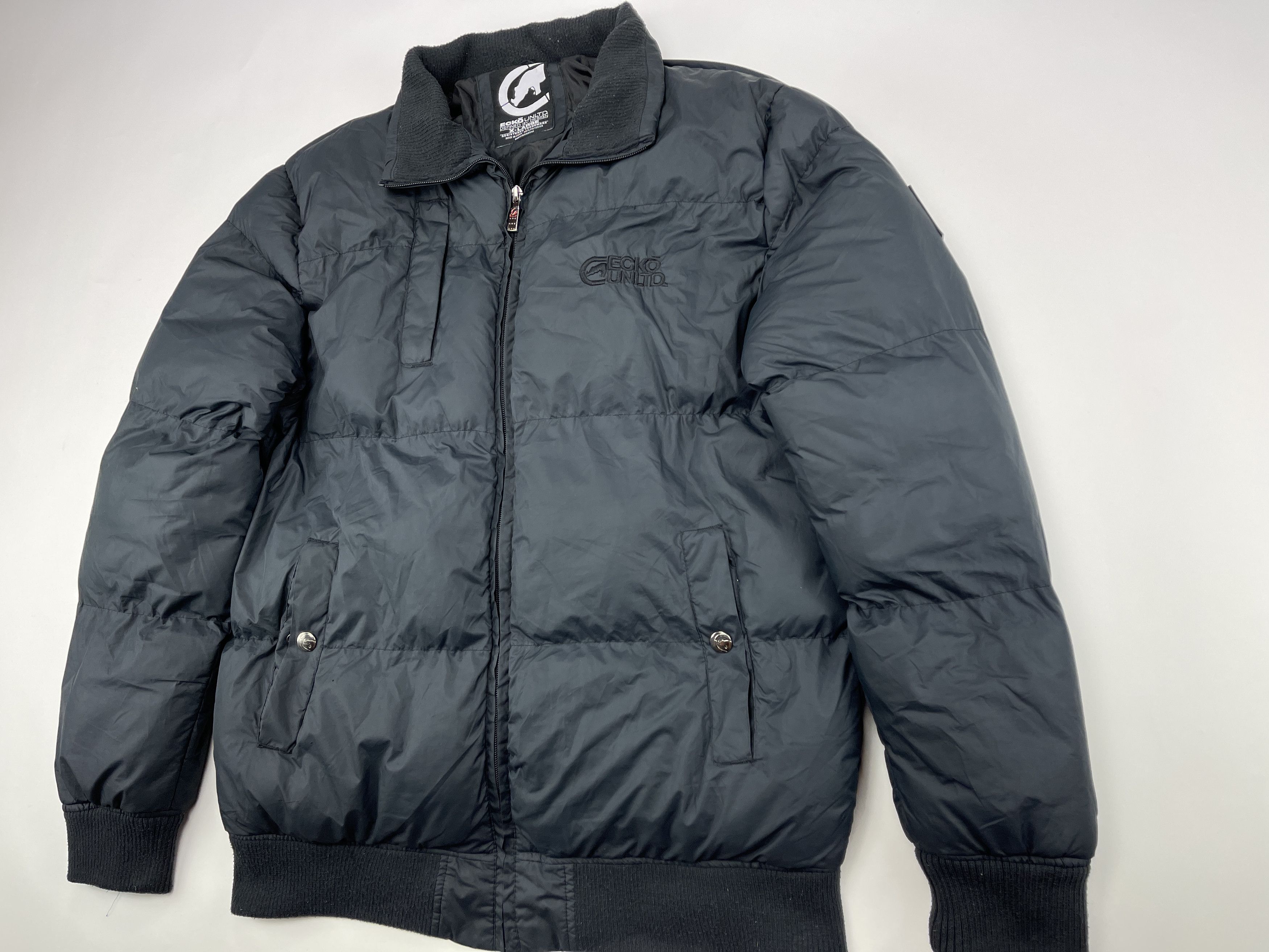 Ecko Unltd. ECKO UNLTD jacket, black, quilted, Ecko jacket, 90s size XL Size US XL / EU 56 / 4 - 4 Thumbnail