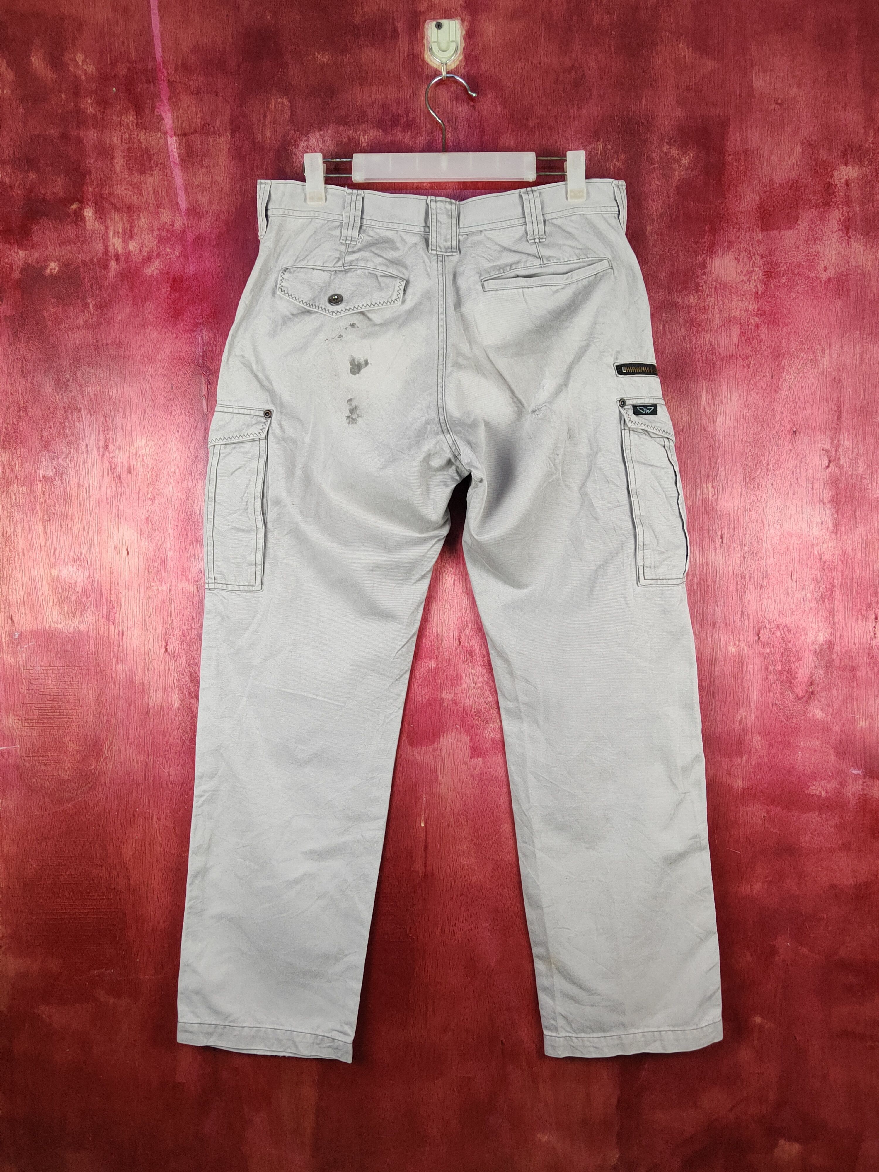 Japanese Brand GW Gray Multipocket Tactical Cargo Pants #S2286 Size US 32 / EU 48 - 7 Thumbnail