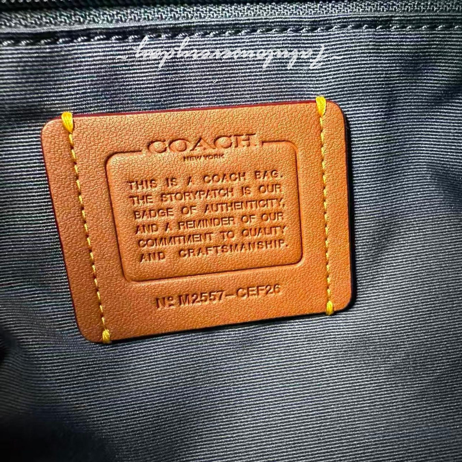 Coach Coach Laurel Shoulder Xbody Loved Denim Charms Light Indigo Size ONE SIZE - 9 Thumbnail