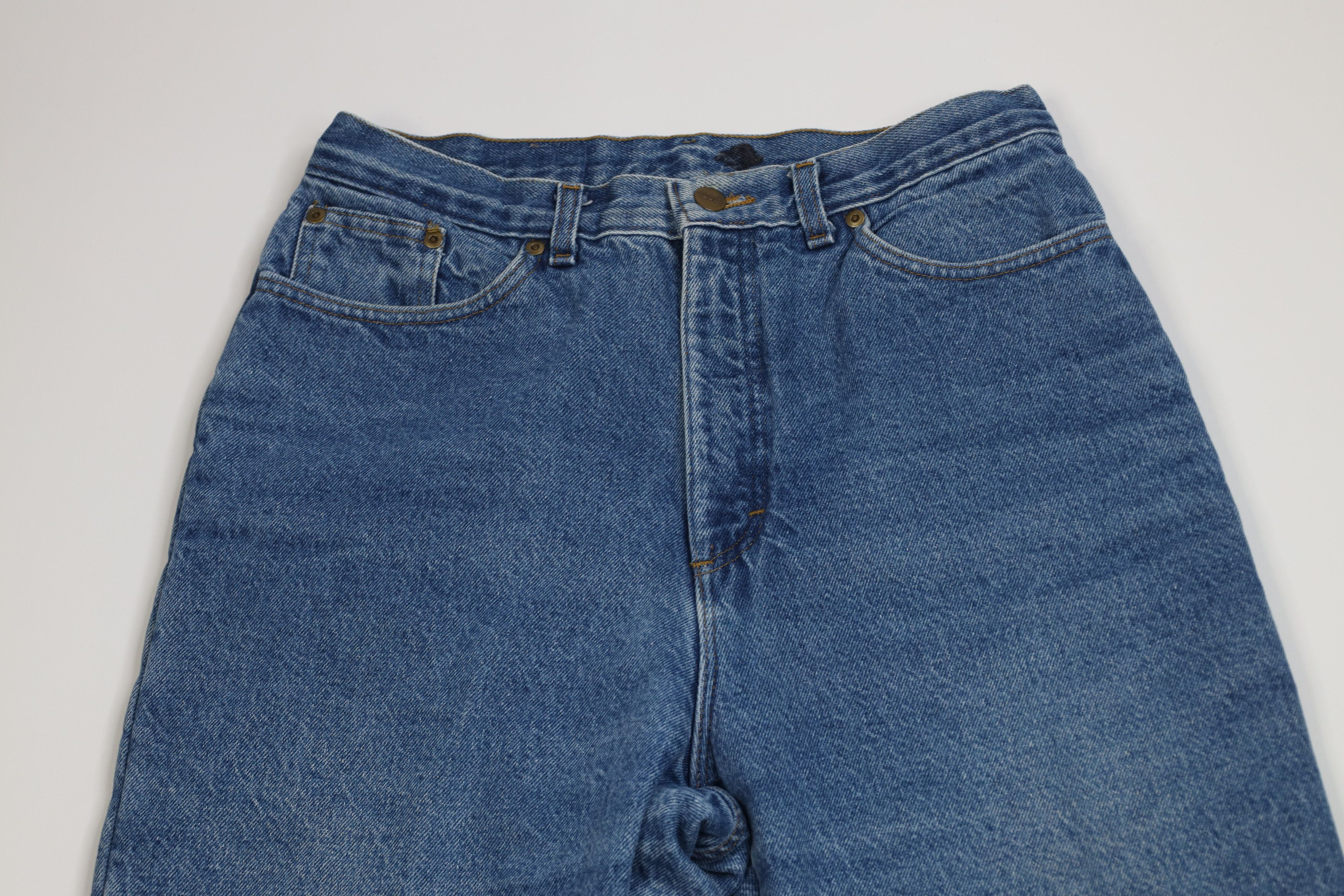 L.L. Bean Vintage 90s LL Bean Fleece Lined Tapered Leg Denim Jeans USA Size US 30 / EU 46 - 3 Thumbnail
