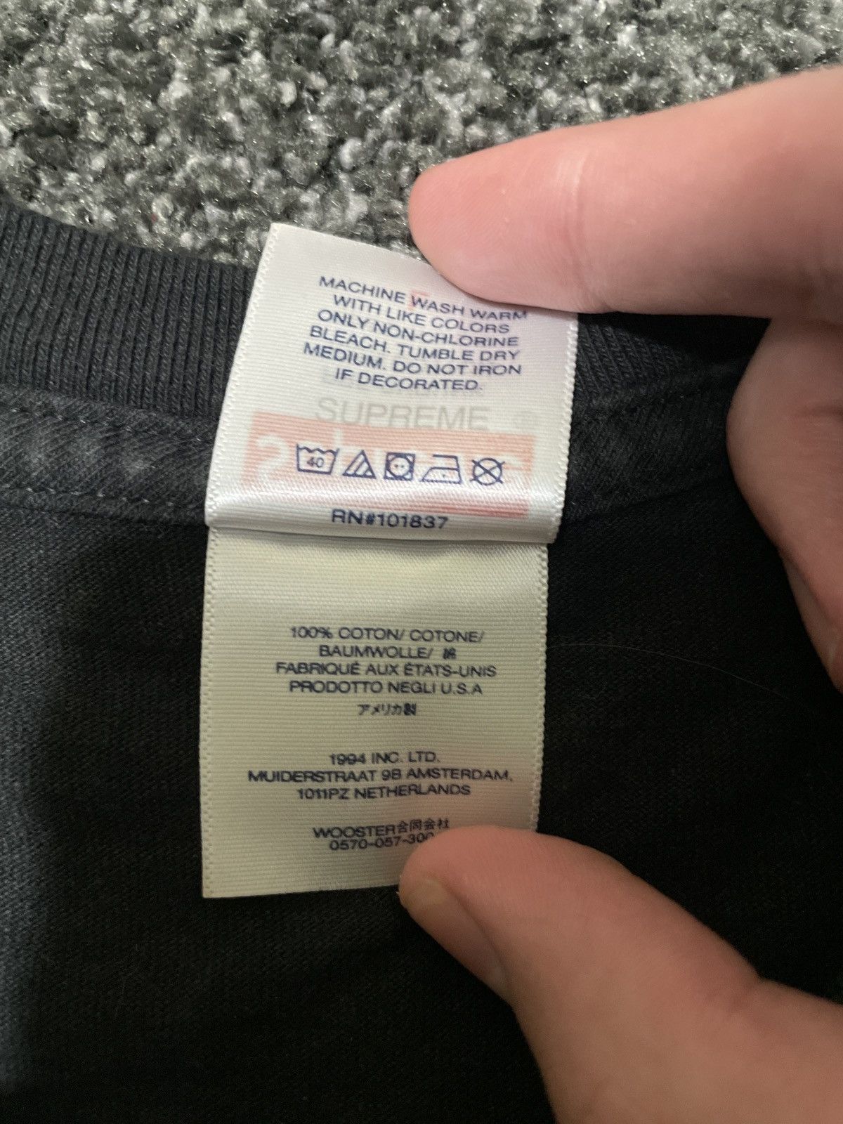 Supreme Supreme logo tee Size US L / EU 52-54 / 3 - 3 Thumbnail