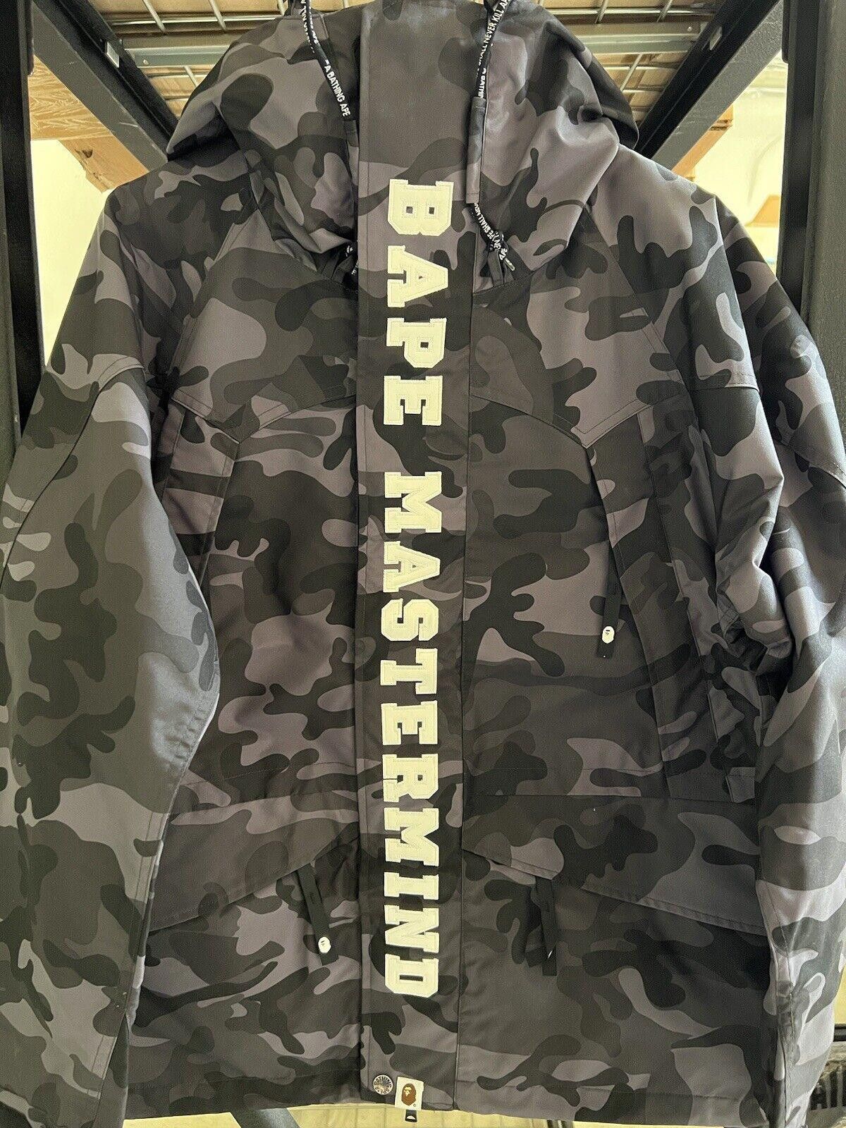 Bape × Mastermind Japan A Bathing Ape Mastermind Japan Snowboard Jacket Black L BAPE Size US L / EU 52-54 / 3 - 2 Thumbnail