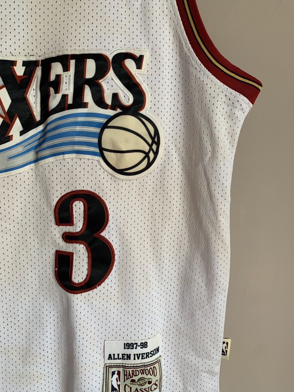 NBA Philadelphia Sixers Basketball Shirt NBA 76ers Iverson #3 Size US S / EU 44-46 / 1 - 5 Thumbnail