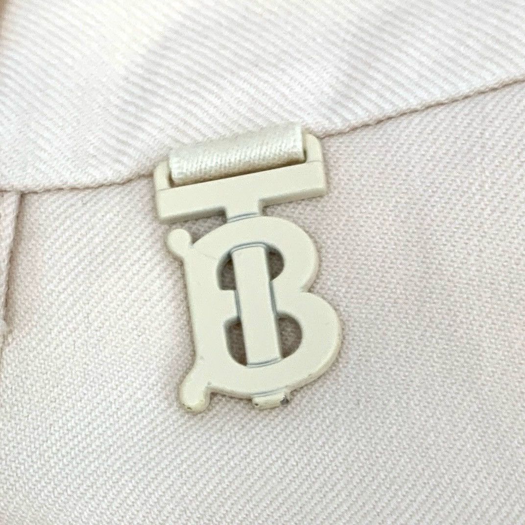 Burberry Burberry Apricot Pink Logo Wool Casual Shorts K26WX Size 25" / US 0 / IT 36 - 3 Thumbnail
