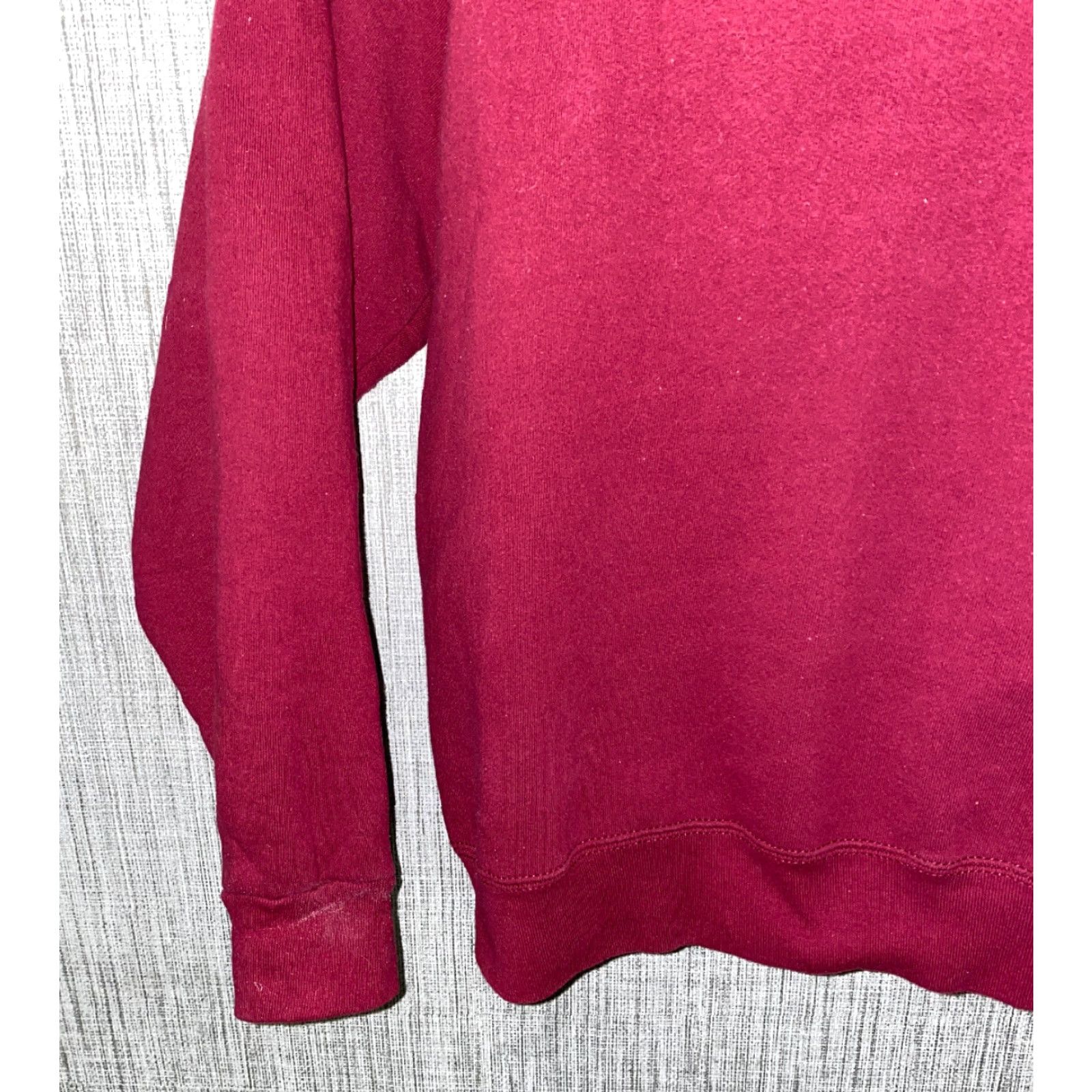 Fruit Of The Loom VINTAGE Fruit Of The Loom Sweatshirt Mens L Red Crewneck Fleece Lined Cotton/Polyester Utah Fire Sweater Size US L / EU 52-54 / 3 - 4 Thumbnail