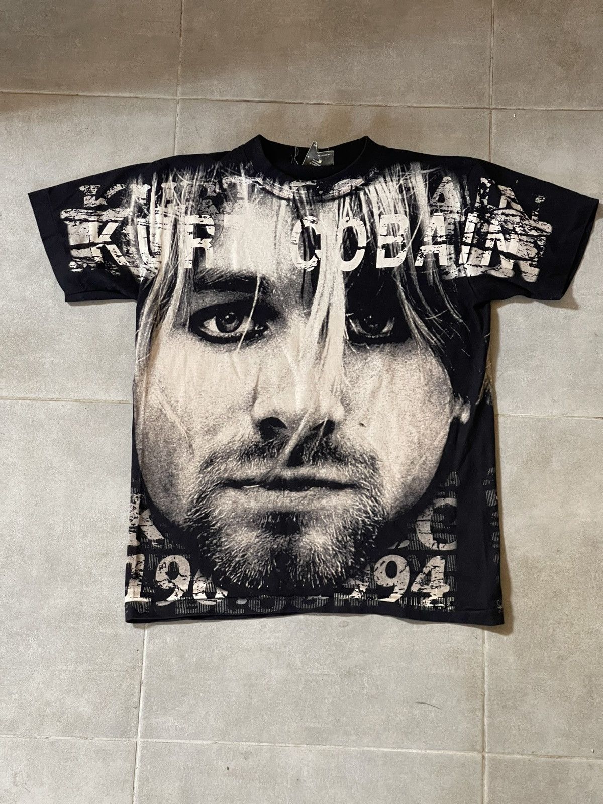 Nirvana 1994 Kurt Cobain Nirvana Memorial tee vintage single stitch Size US M / EU 48-50 / 2 - 2 Thumbnail