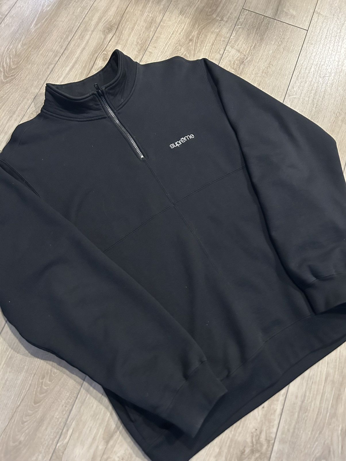 Supreme Supreme Color Blocked Half Zip Sweatshirt Size US XL / EU 56 / 4 - 3 Thumbnail
