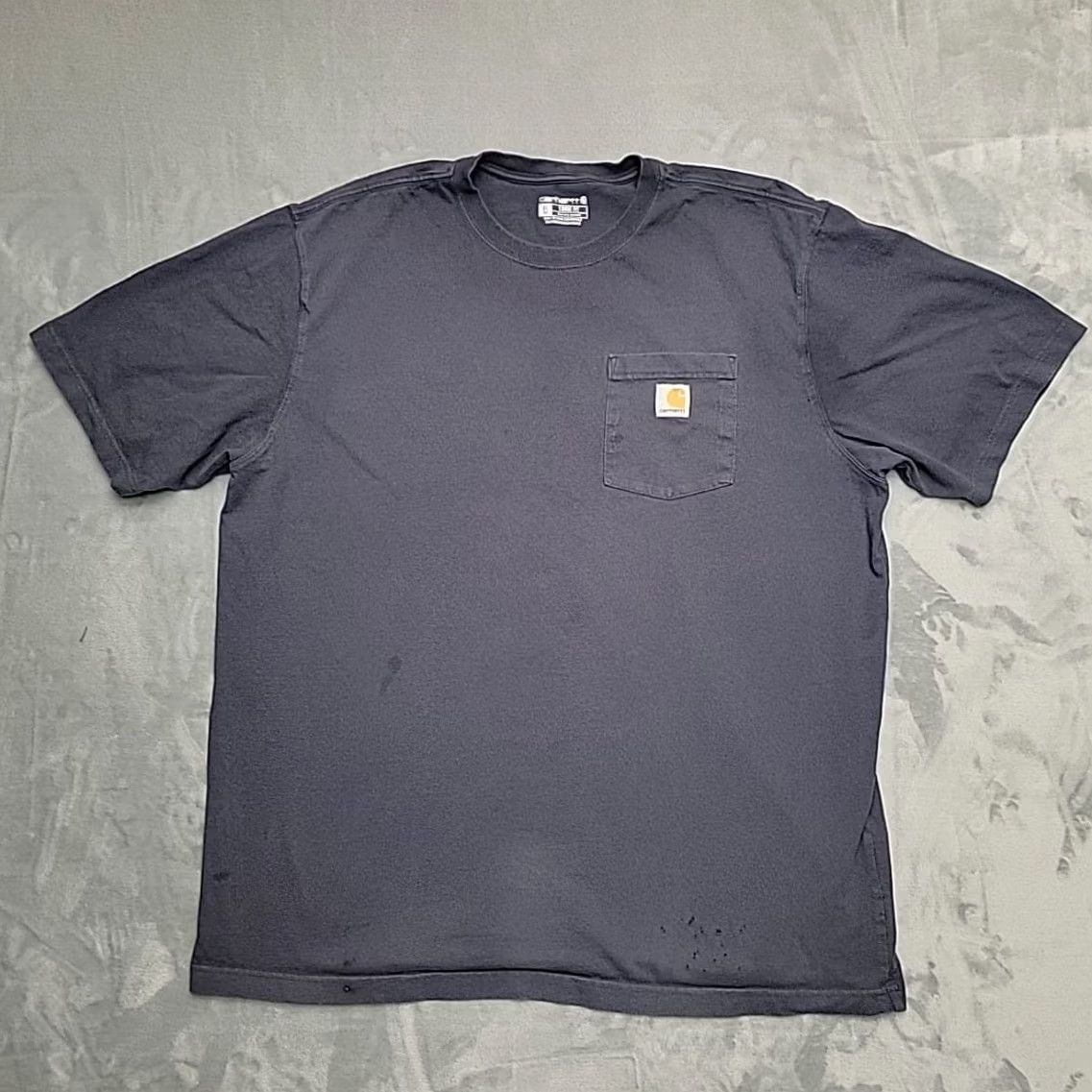 Carhartt VINTAGE Carhartt Shirt Men XLT Gray Loose Fit Crewneck Short Sleeve Pocket Work Tee Size US XL / EU 56 / 4 - 2 Thumbnail