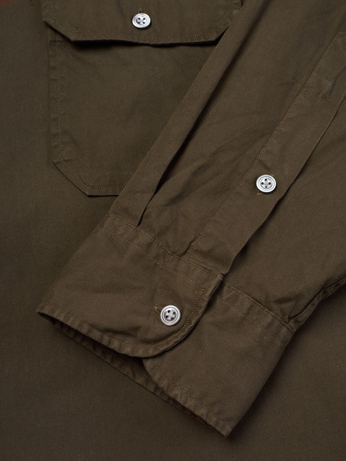 Ralph Lauren RALPH LAUREN Olive Green Epaulet Military Safari Shirt Size US XXL / EU 58 / 5 - 5 Thumbnail