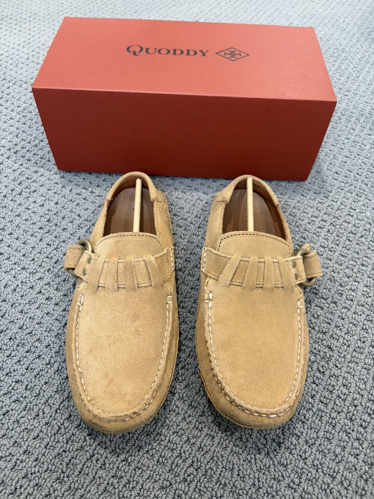 Quoddy Authentic Quoddy ring mules in mushroom suede Size US 9.5 / EU 42-43 - 1 Thumbnail
