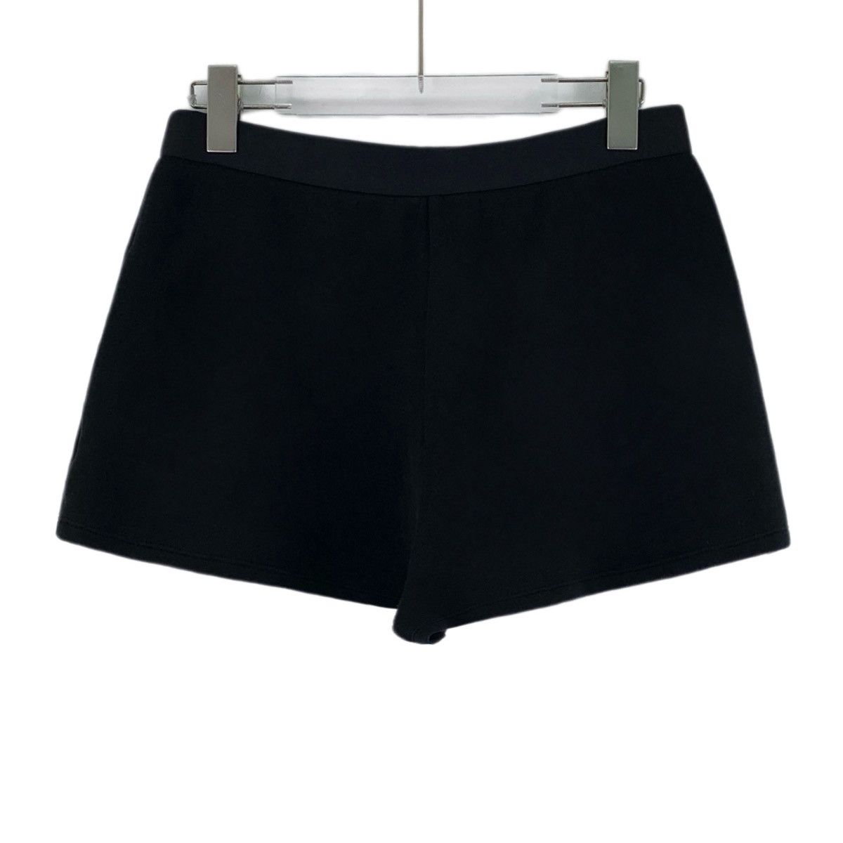 Prada Prada 23FW Black Logo Letter Printed Shorts K26WX Size 30" / US 8 / IT 44 - 2 Thumbnail