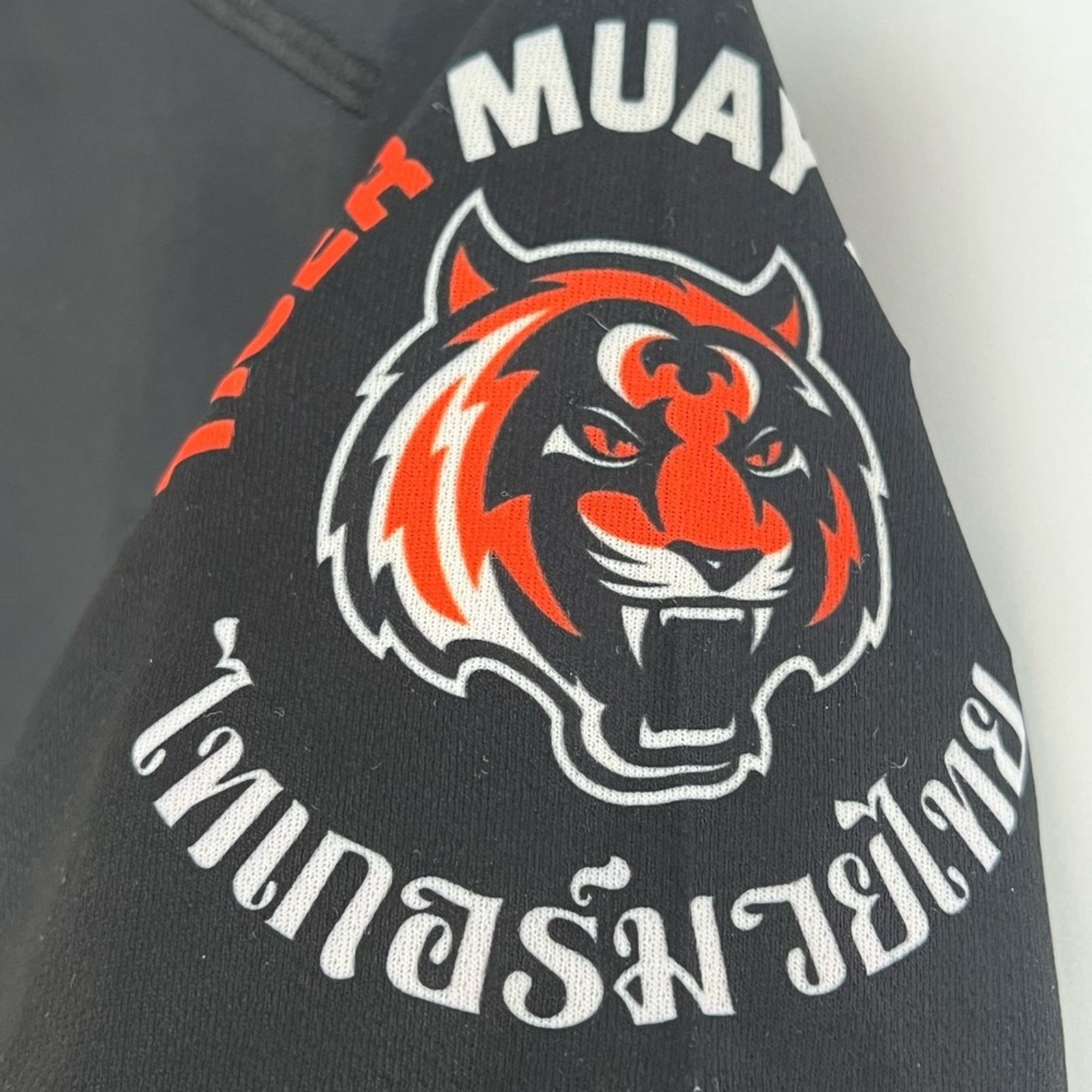 Other Tiger Muay Thai Shirt Black Retro Rash Guard Thailand XXS Size US XXS / EU 40 - 4 Thumbnail
