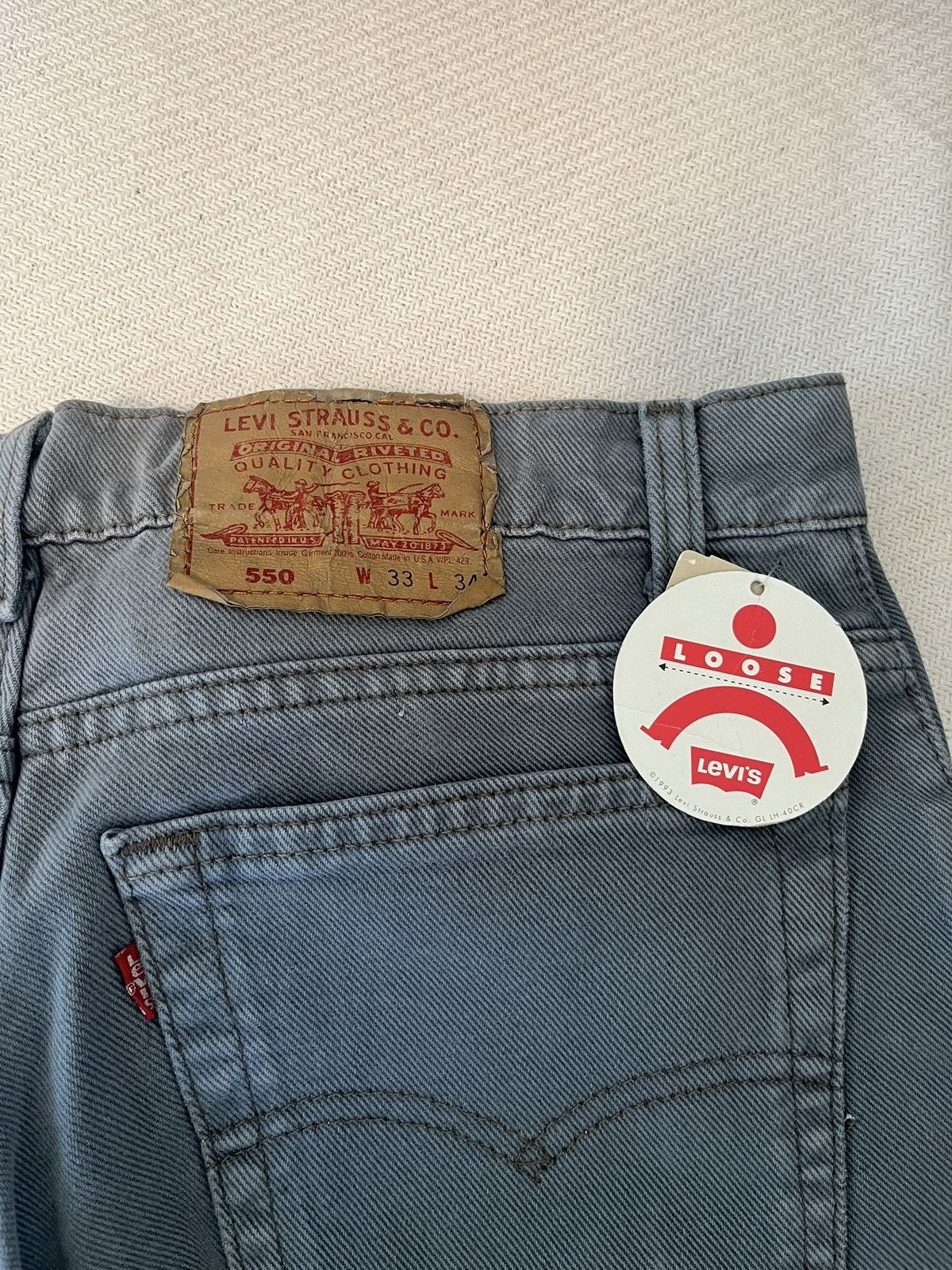 Levi's Vintage Clothing Vintage levi 550 Size US 33 - 13 Thumbnail