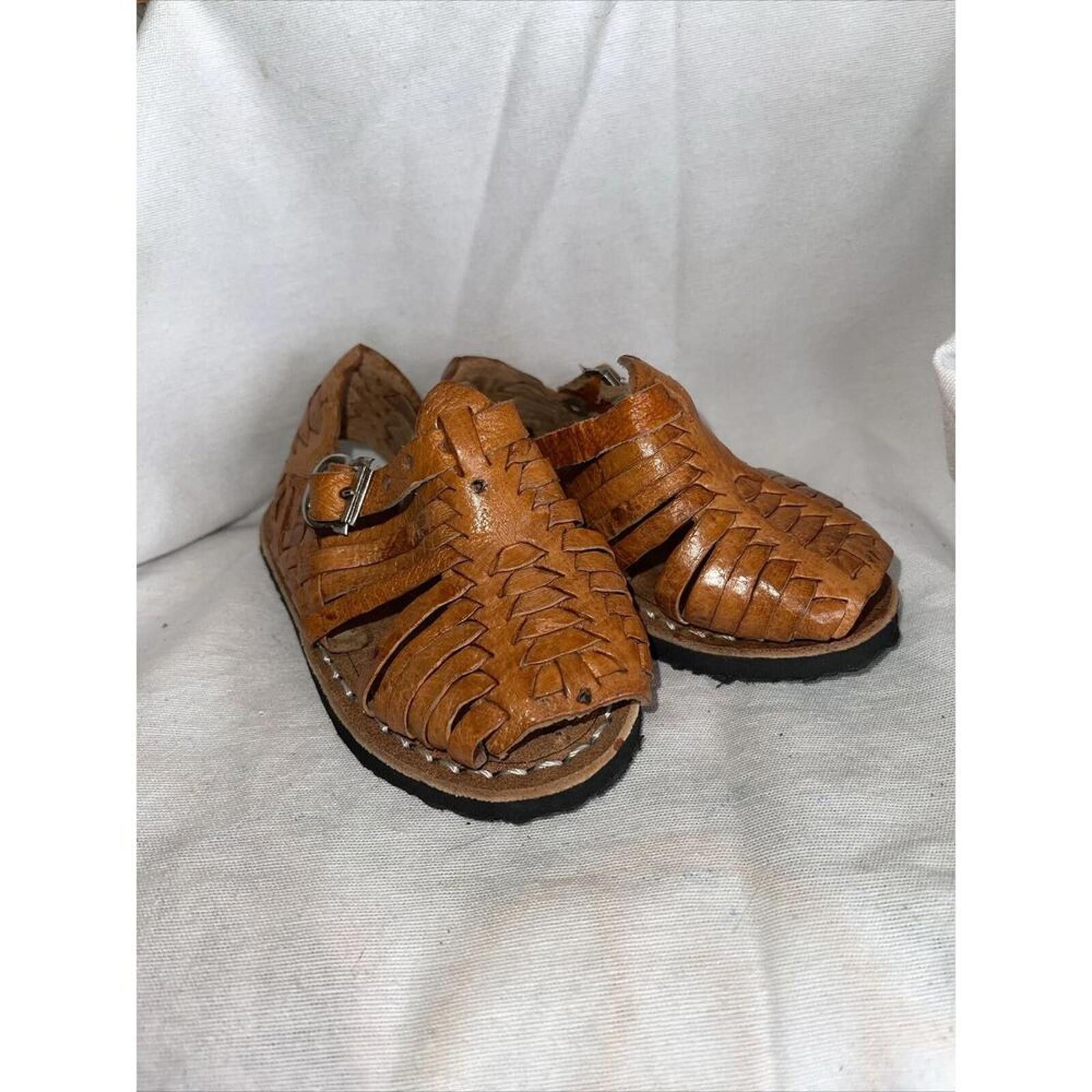 Designer Stylish Handcrafted Leather Sandals Size US 5 / EU 37 - 2 Thumbnail