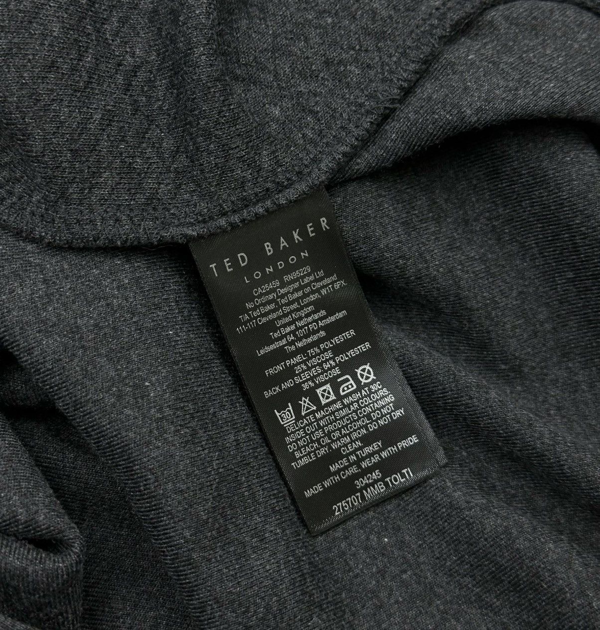 Ted Baker Ted Baker London 1/4 Zip Pullover Sweater Grey Size 4 Size US L / EU 52-54 / 3 - 7 Thumbnail