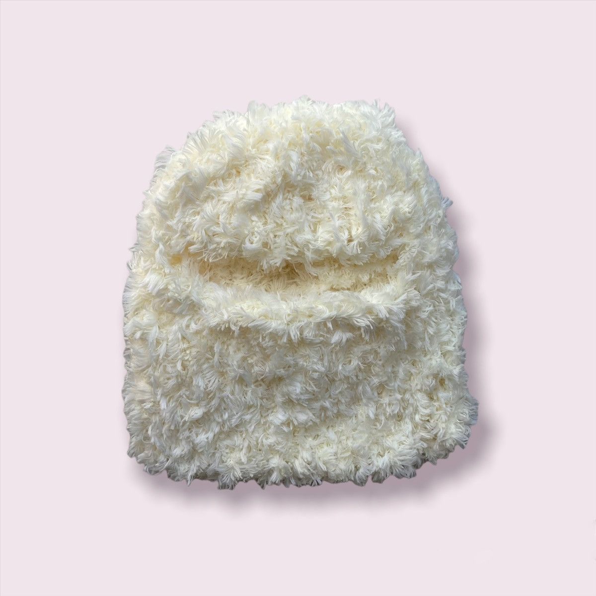 Handmade × Japanese Brand Handmade Knitted Mohair Balaclava Ski Mask Rabbit Style Size ONE SIZE - 2 Thumbnail