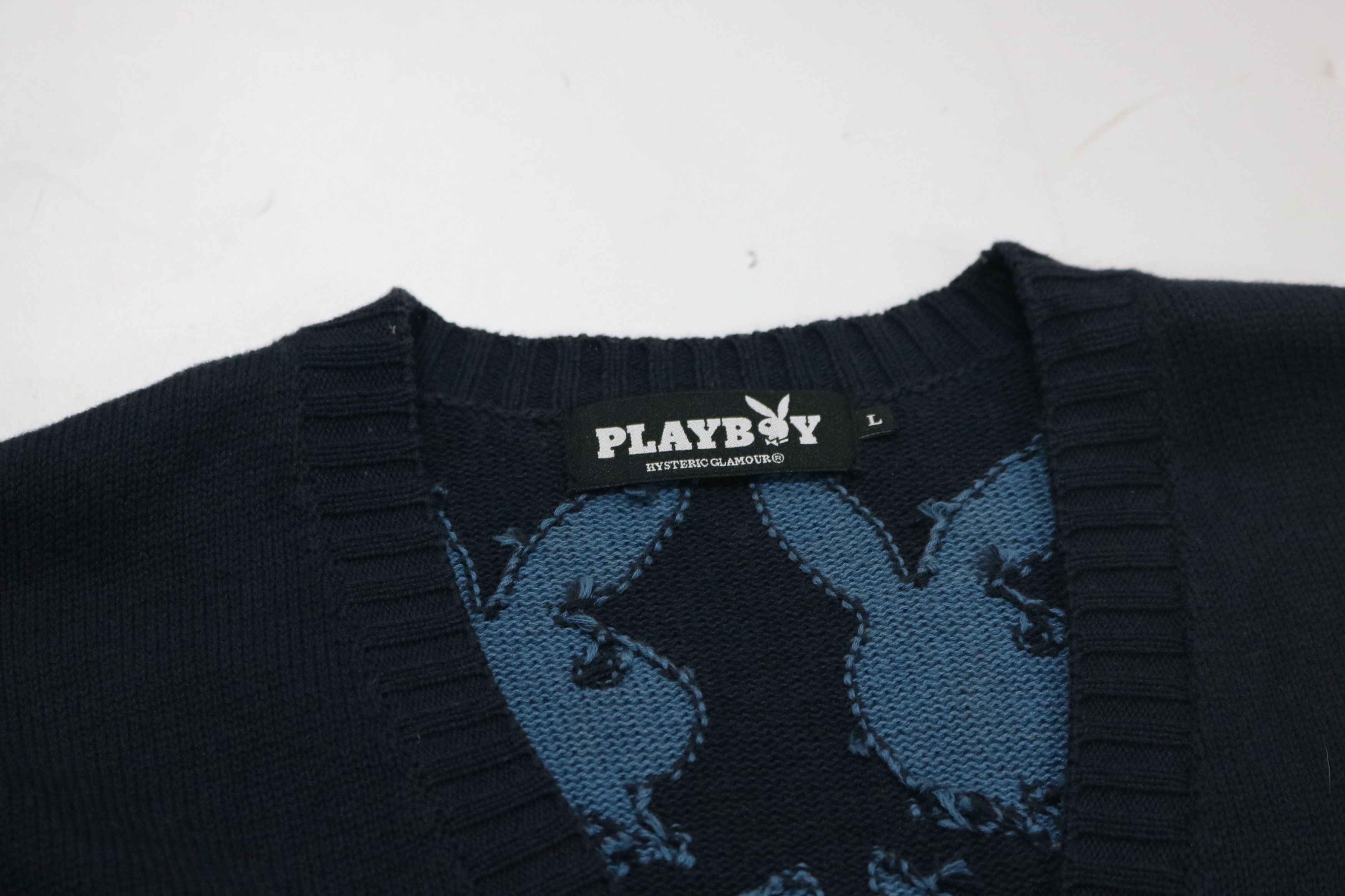 Hysteric Glamour HYSTERIC GLAMOUR × PLAYBOY Knit Cardigan Size US L / EU 52-54 / 3 - 7 Thumbnail