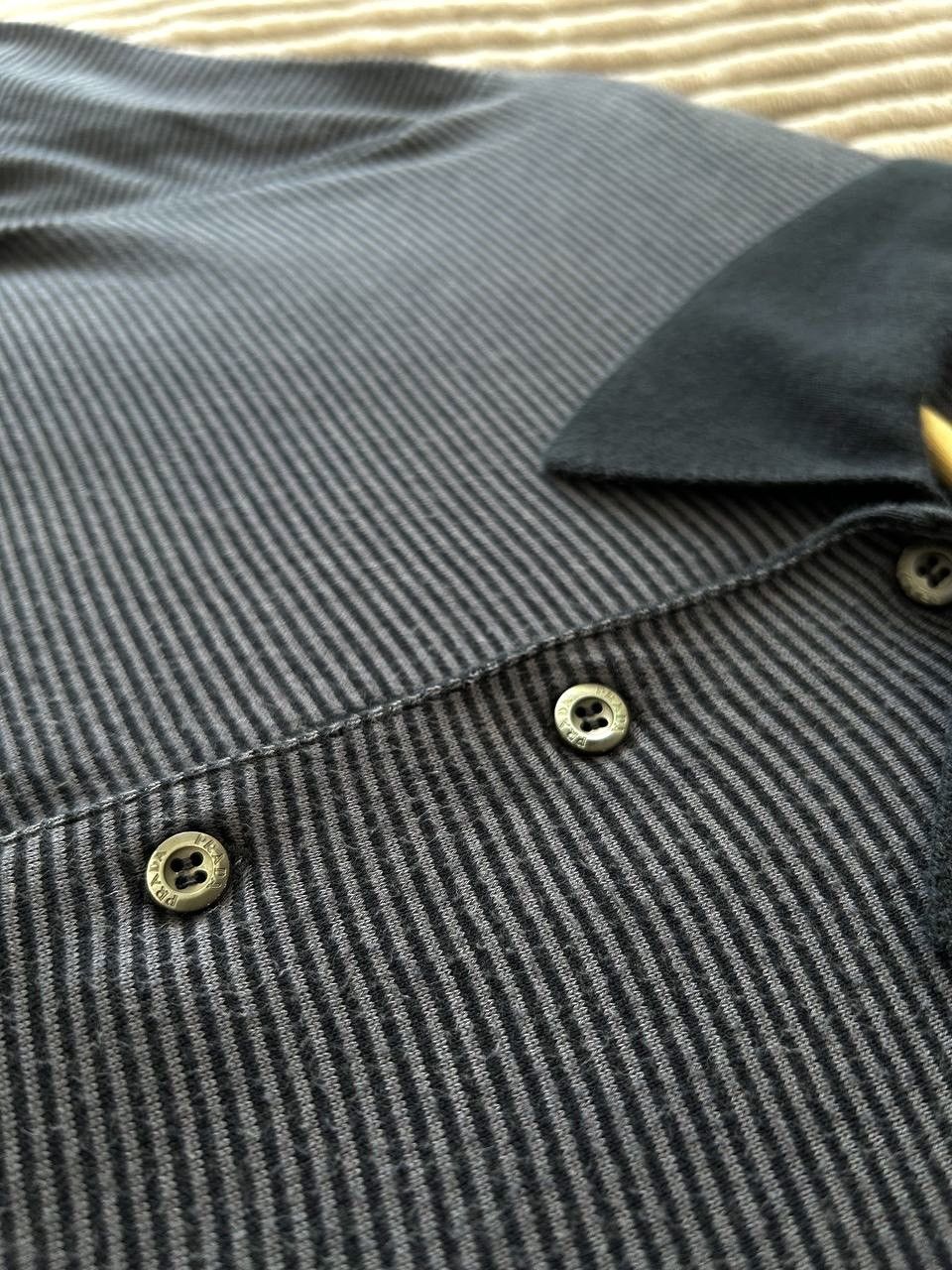 Prada Prada Multi Knit Stretch Cotton Polo Shirt Size 54 Size US L / EU 52-54 / 3 - 4 Thumbnail
