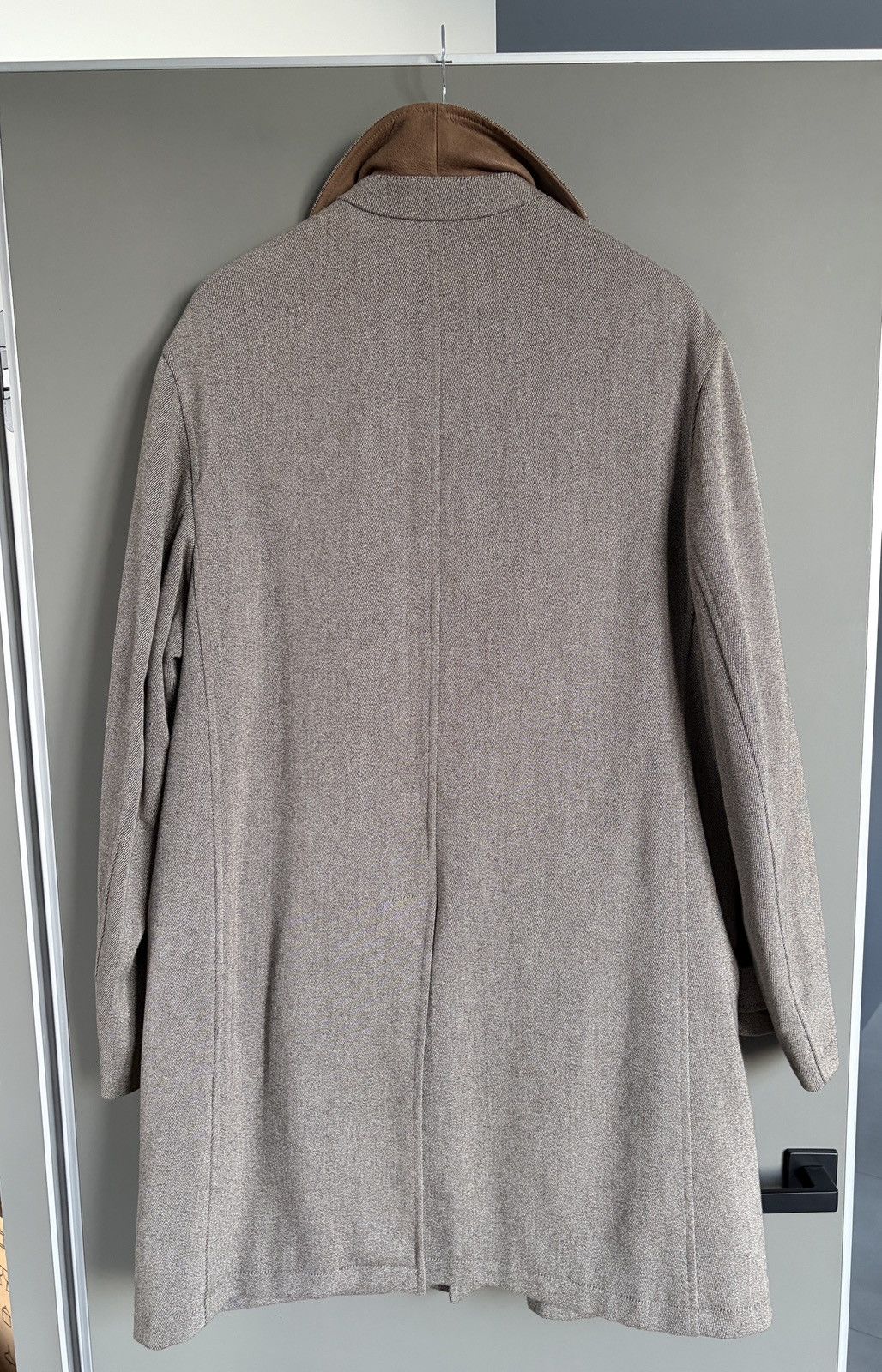 Luciano Barbera Luciano Barbera Luxury Wool Beige Coat Size US M / EU 48-50 / 2 - 15 Thumbnail