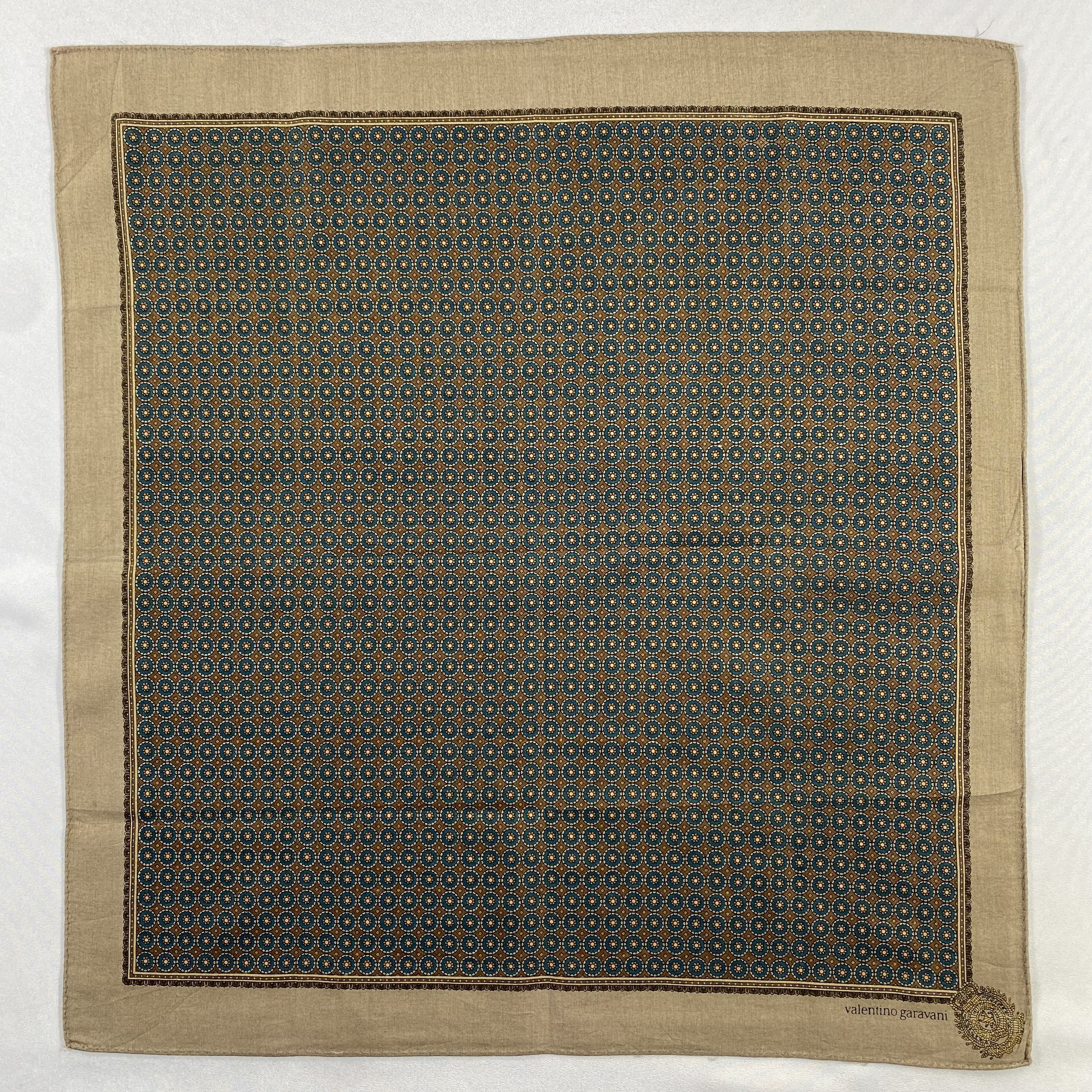 Valentino × Vintage Valentino Garavani Handkerchief / Neckerchief-P1332 Size ONE SIZE - 1 Thumbnail