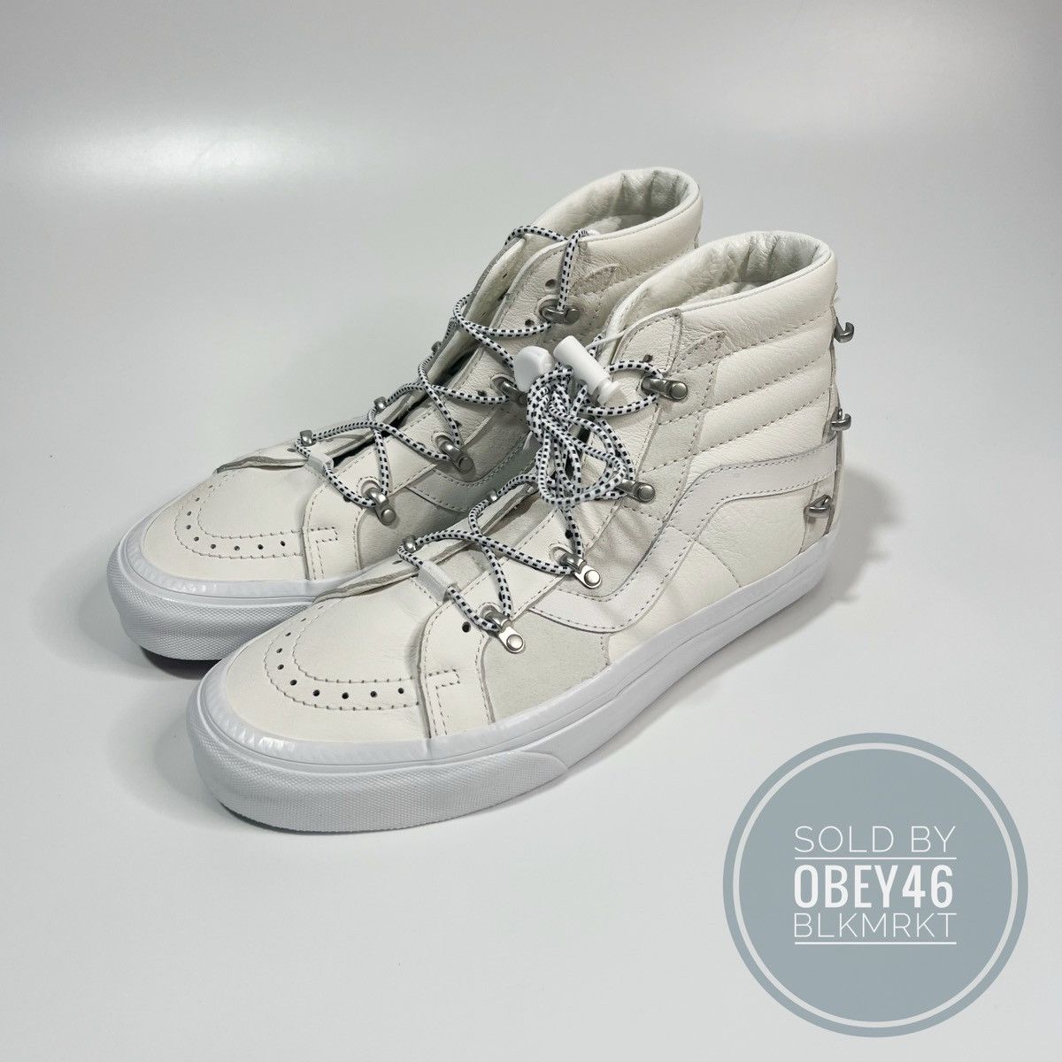 Vans Vans Sk8-Hi Echo DX Off White/White 9 Size US 9 / EU 42 - 3 Thumbnail