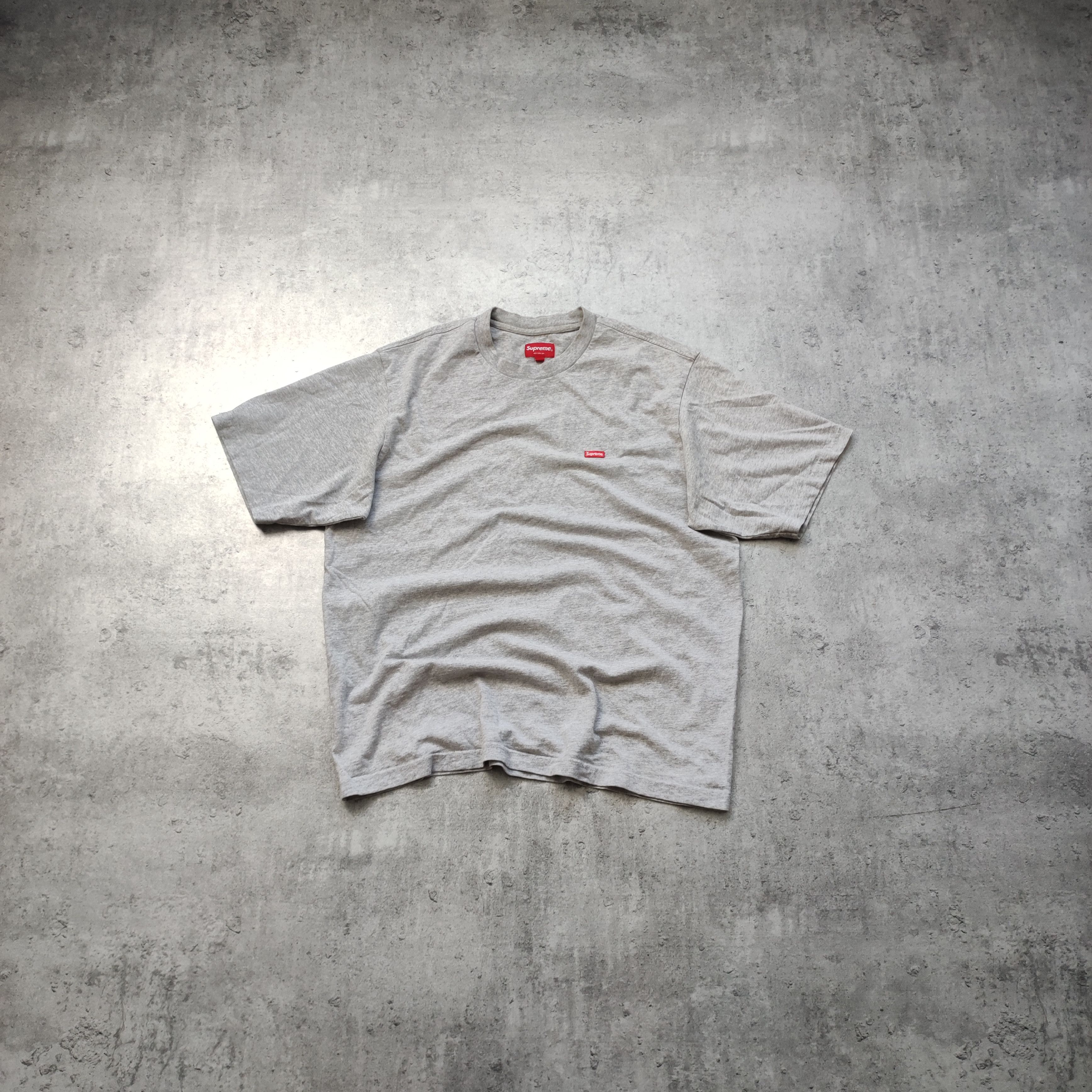 Supreme Supreme Classic Small Box Logo Gray Tshirt | Grailed