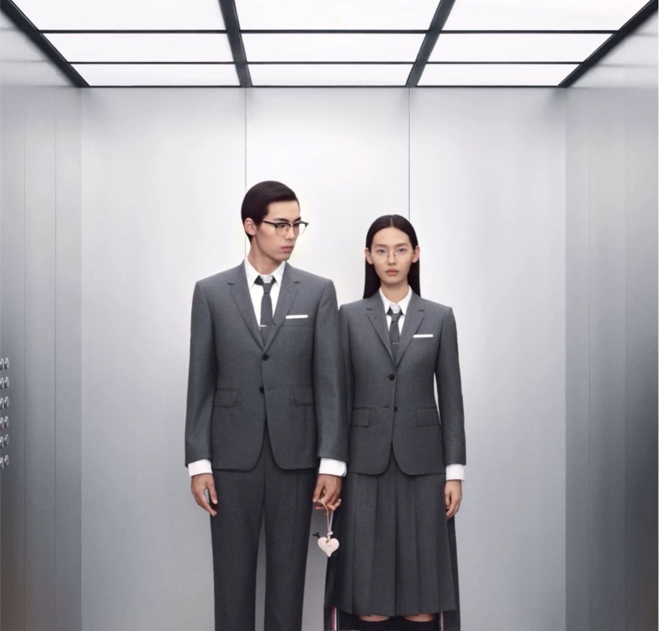 Thom Browne Thom Browne Classic Mid Gray Slim Fit Suit Size 1 Size US S / EU 44-46 / 1 - 7 Thumbnail