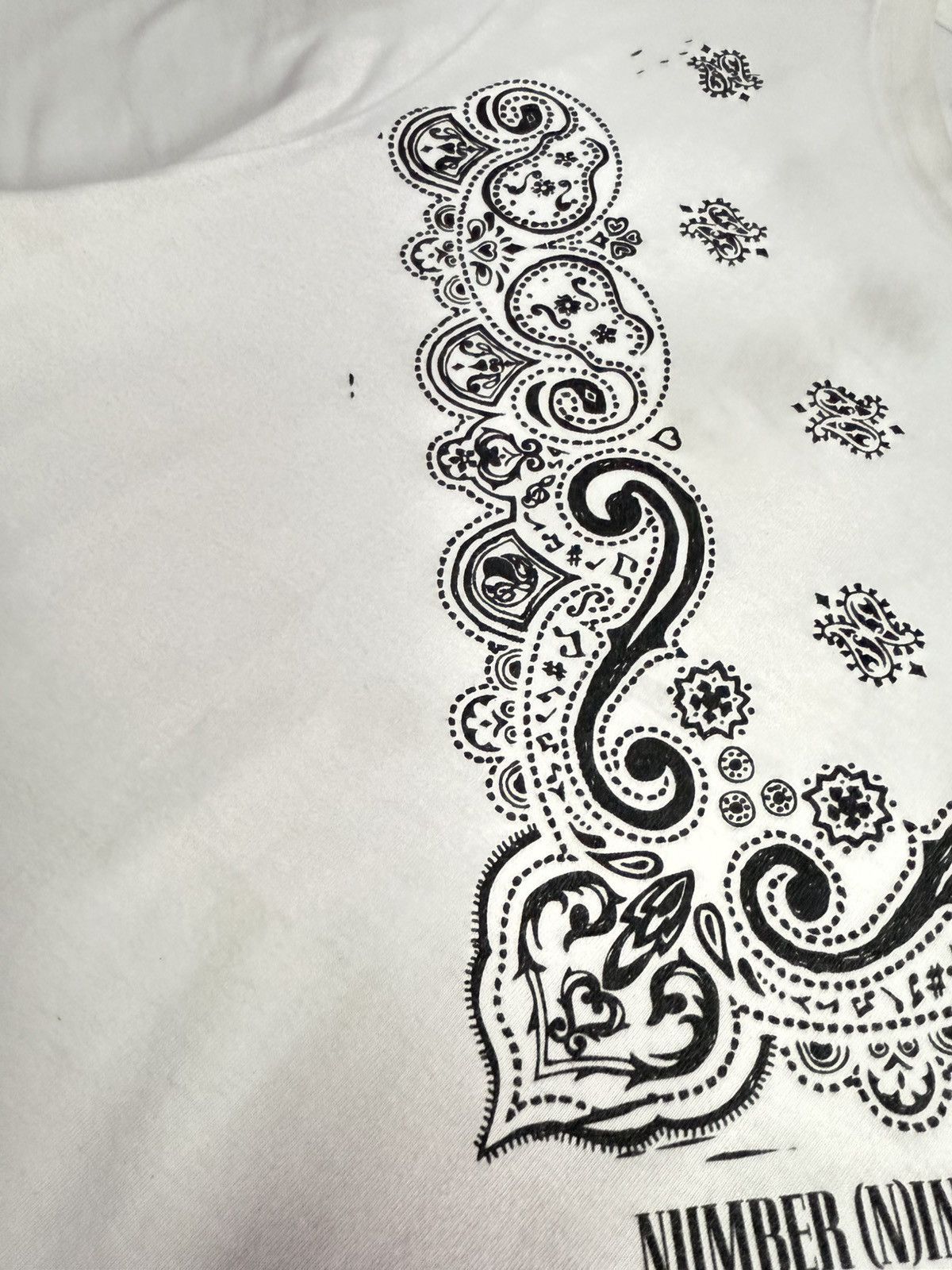 Marlboro × Number (N)ine Number Nine X Marlboro Paisley V Shape Boxy Tshirt Size US M / EU 48-50 / 2 - 6 Thumbnail