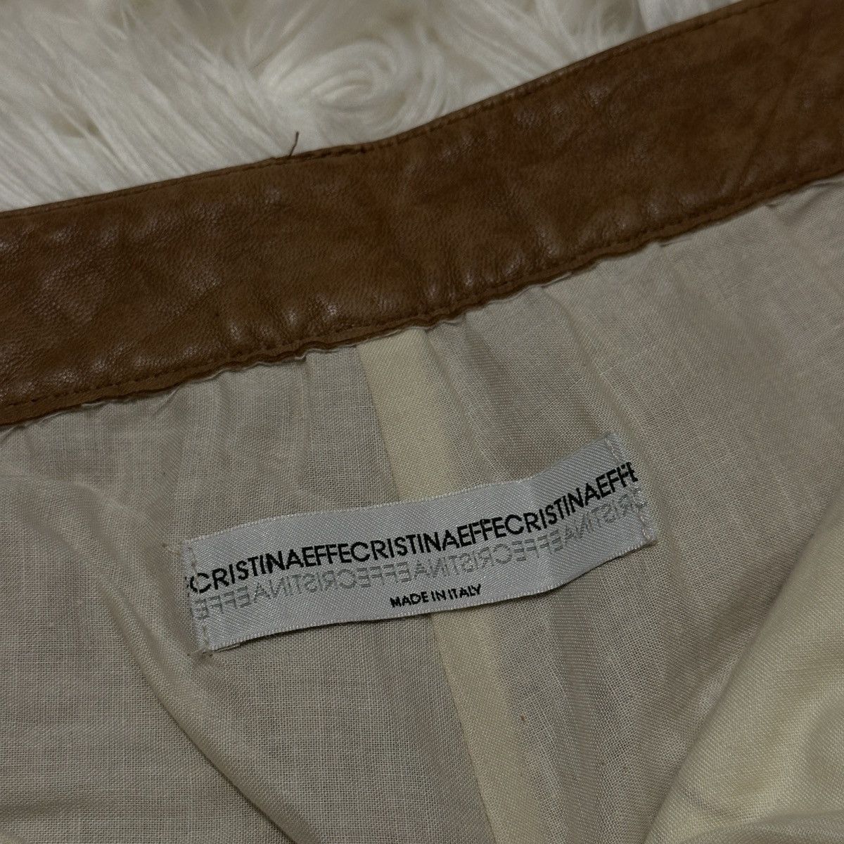 Other Cristinaeffe Made in Italy Shorts Leather 100% Size 28" / US 6 / IT 42 - 7 Thumbnail