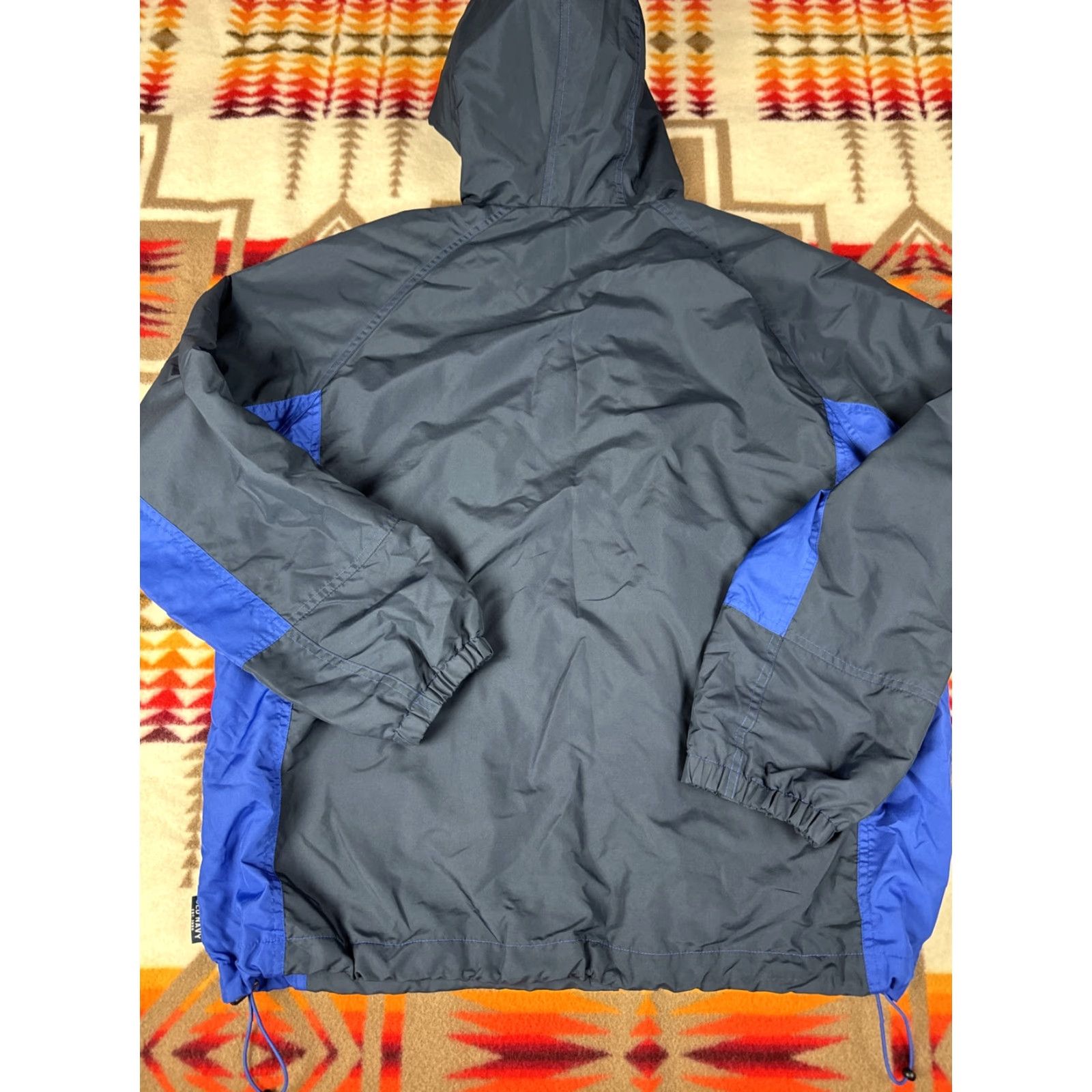 Old Navy Old Navy Hoodie Windbreaker Nylon Light Jacket Blue Mens L Size US L / EU 52-54 / 3 - 6 Thumbnail