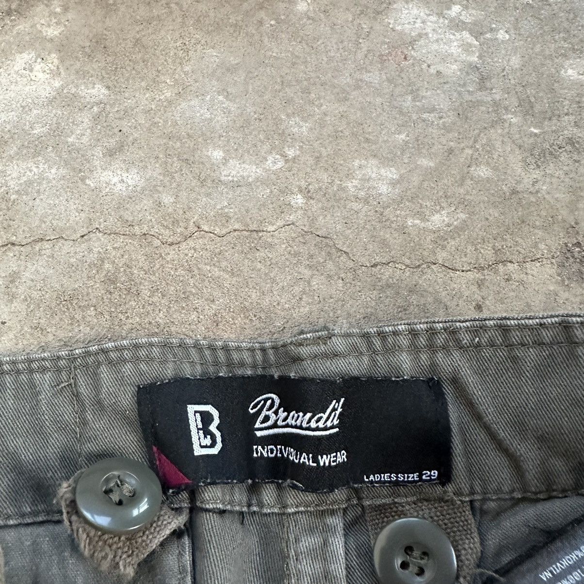 Japanese Brand Brandit black cargo multipocket pants Size US 29 - 9 Thumbnail