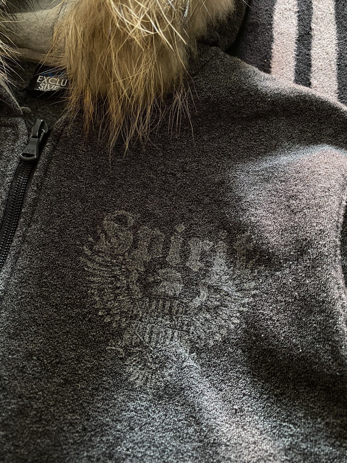 If Six Was Nine × Japanese Brand × Le Grande Bleu (L.G.B.) Vintage jcb spirit faux fur hoodie Size US S / EU 44-46 / 1 - 5 Thumbnail