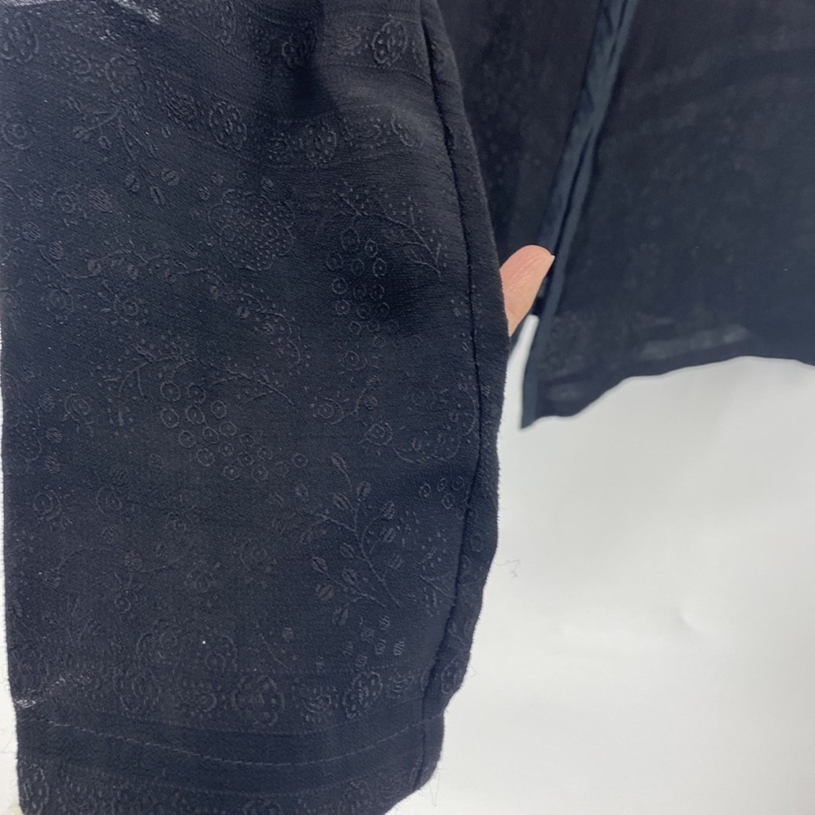 Armani Exchange Armani Exchange sheet satin black on black embroidered 90s Size M / US 6-8 / IT 42-44 - 4 Thumbnail