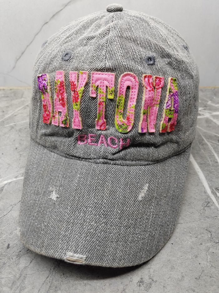 Japanese Brand Vintage Dytona Beach Distressed Style Cap Hat Size ONE SIZE - 1 Thumbnail