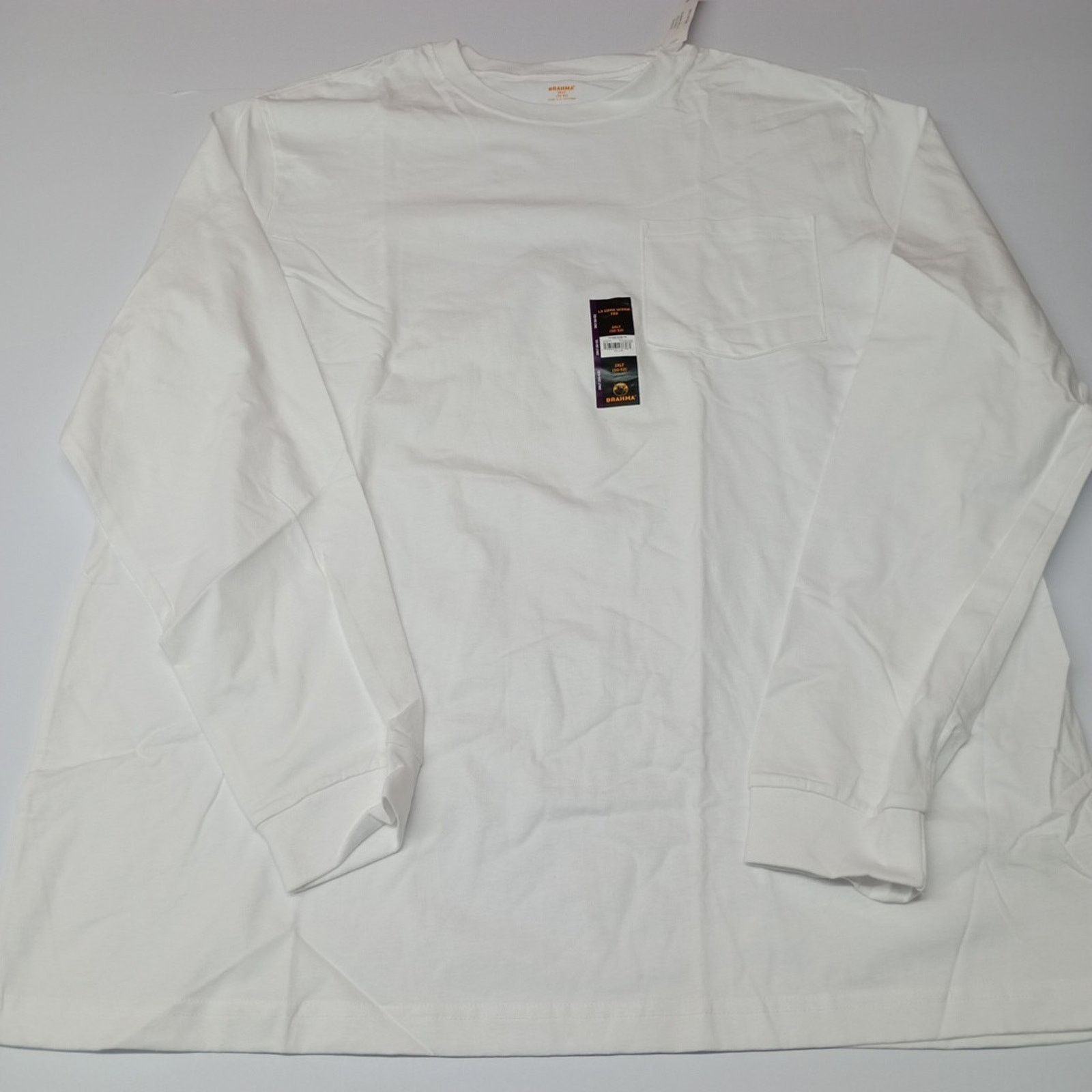 Other 2 Brahma Long Sleeve Work T-Shirt 2XLT 50-52 White And Black Size US XXL / EU 58 / 5 - 10 Thumbnail